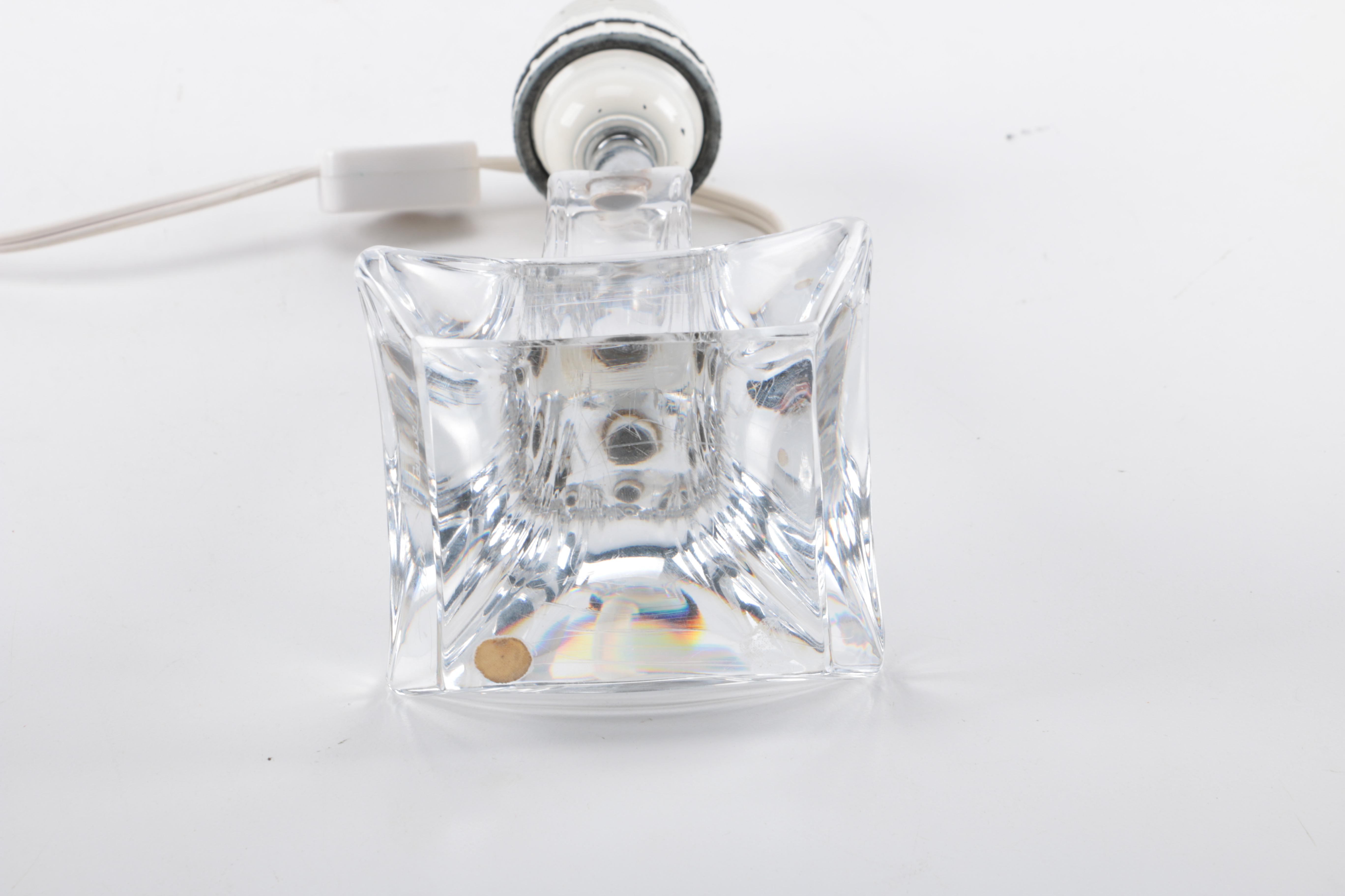 Small Crystal Accent Lamp by Daum