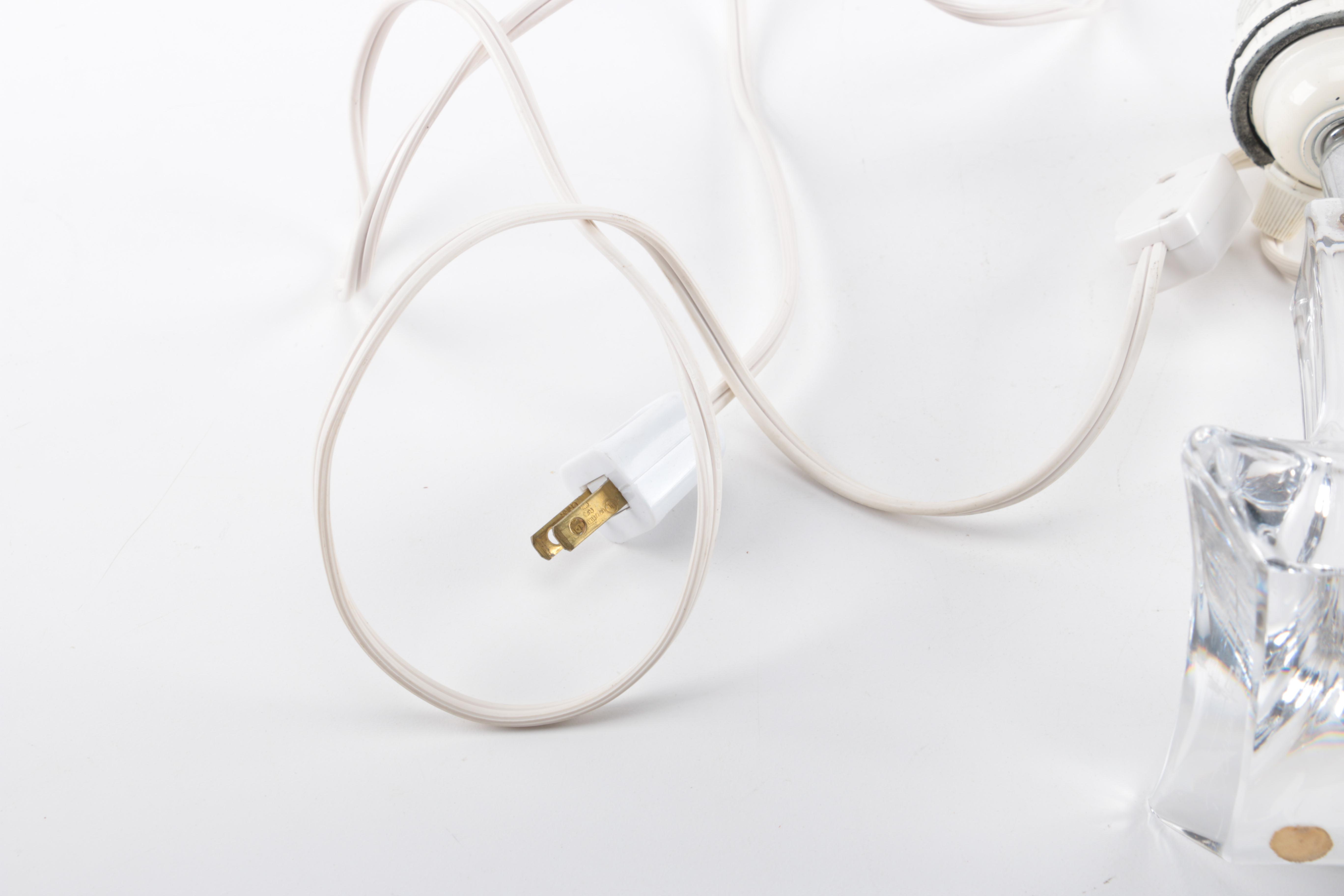 Small Crystal Accent Lamp by Daum