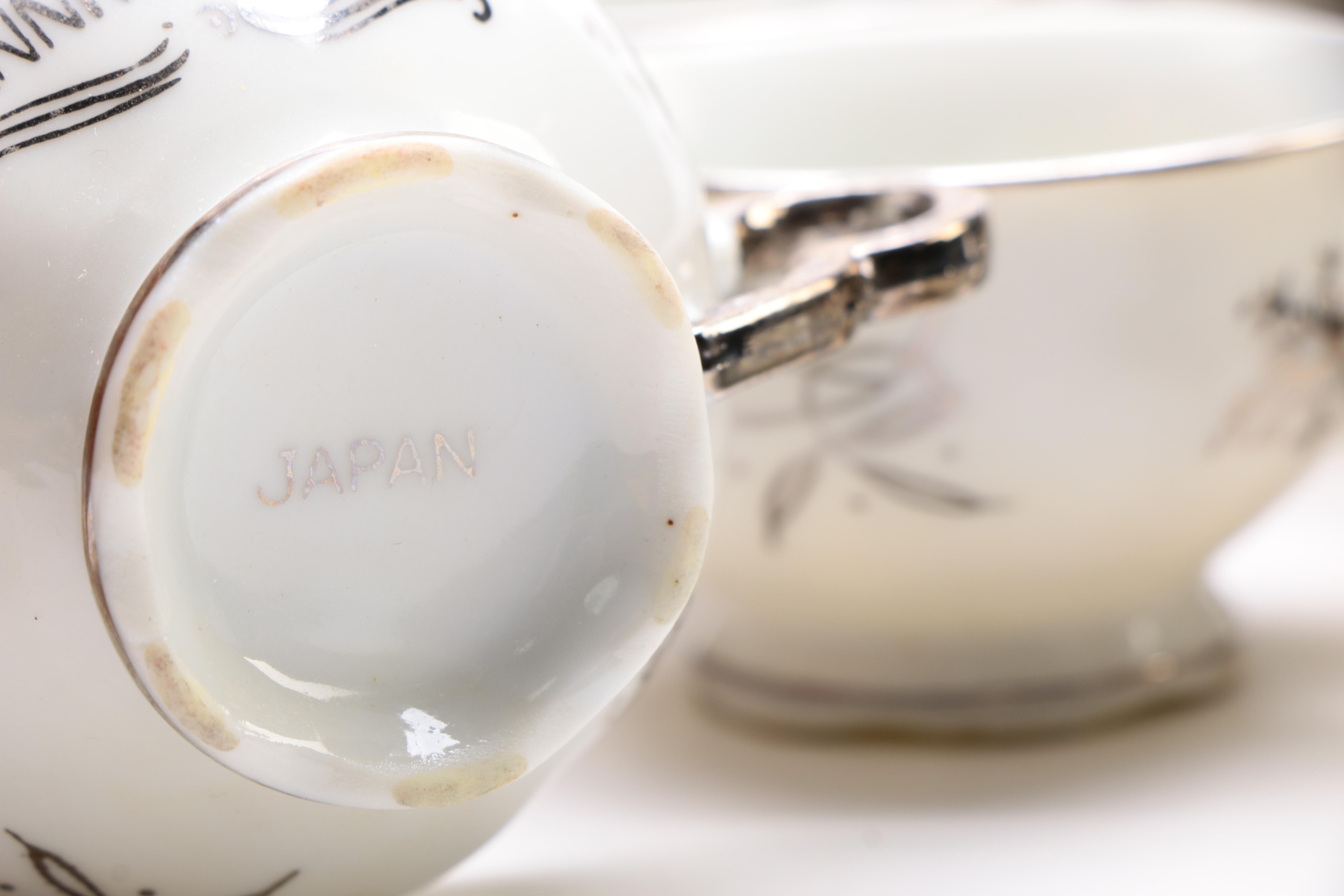 Vintage Empress "25th Anniversary" Teacups and Saucers