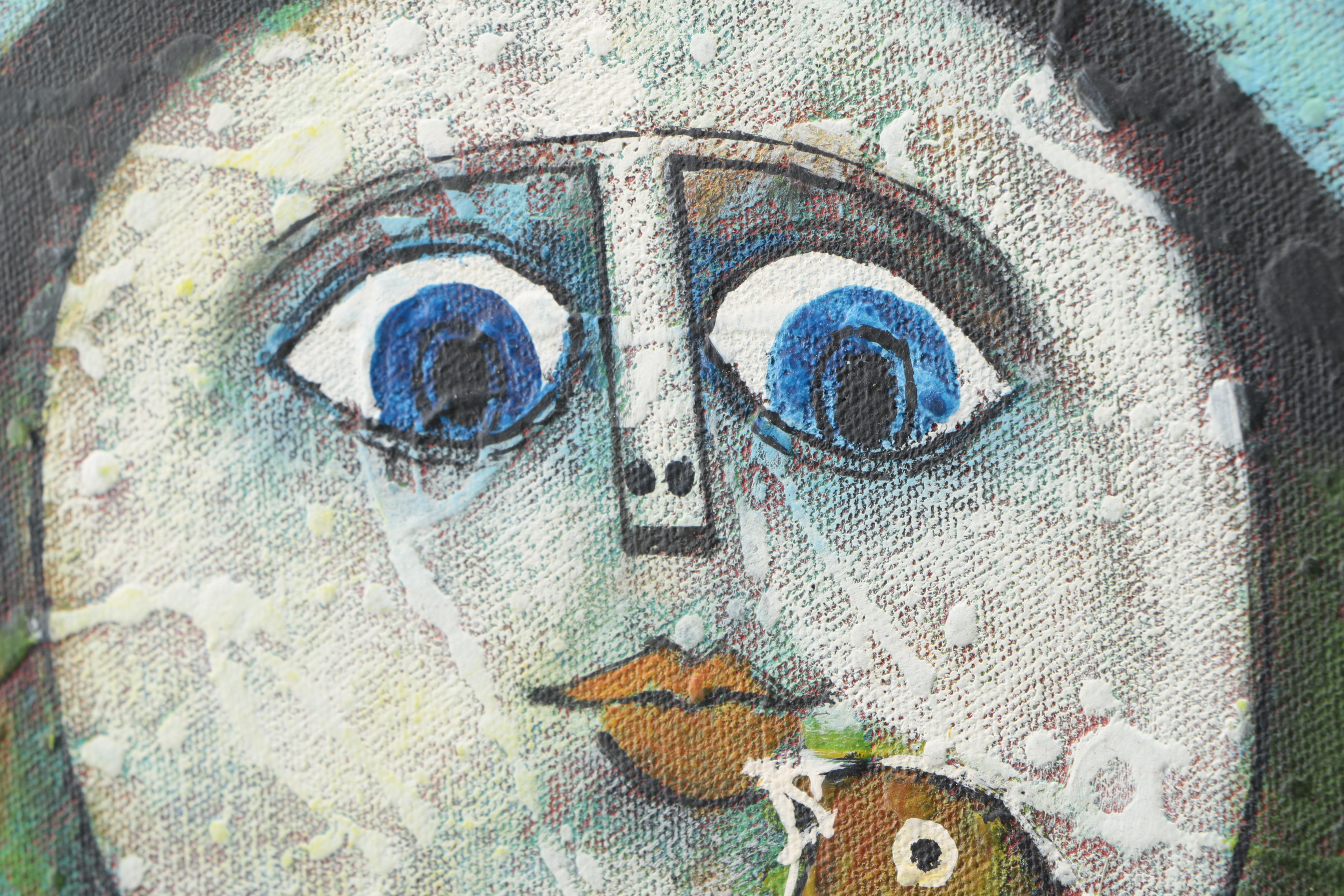 B. Dizon Oil Painting on Canvas of Woman