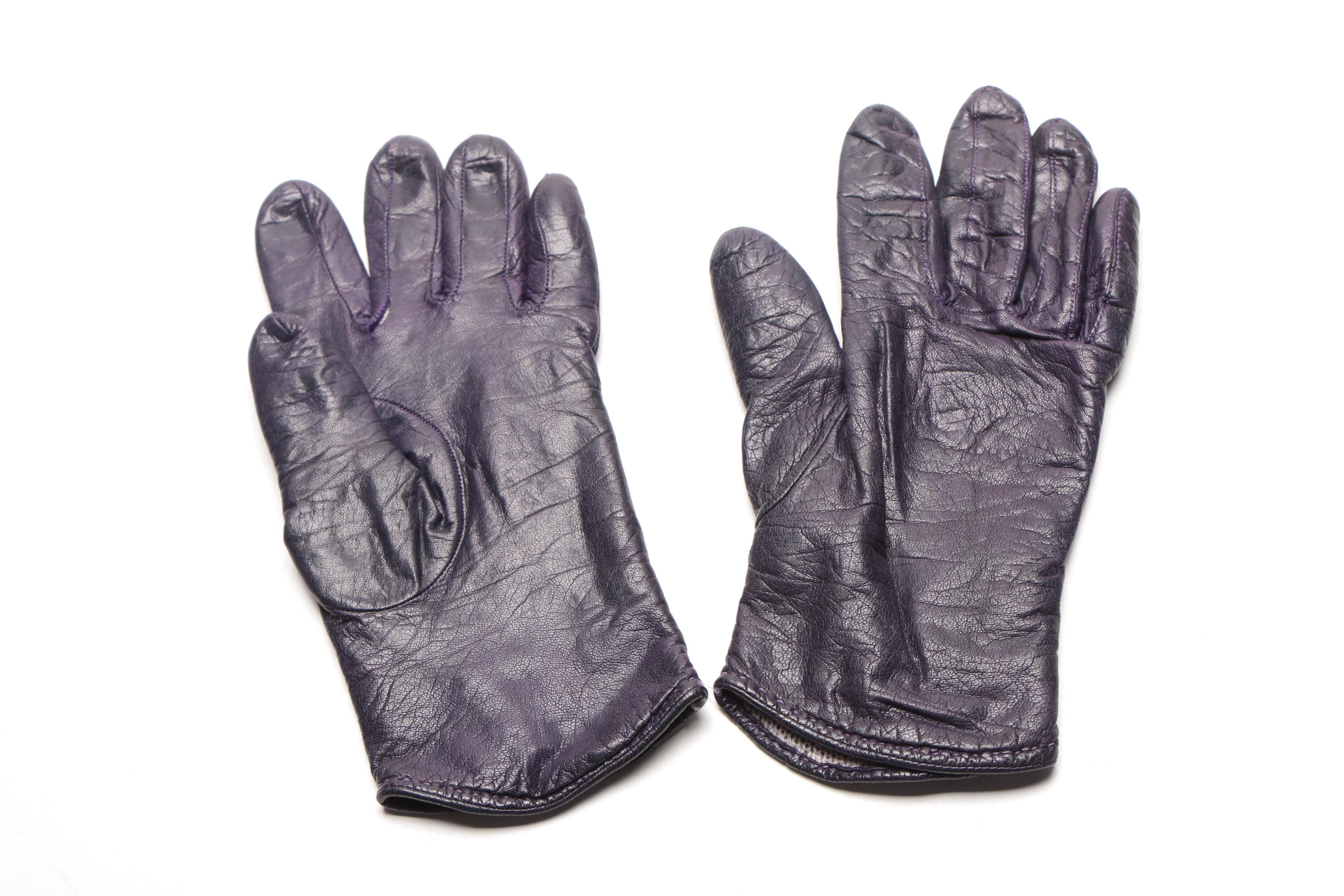 Vintage Leather and Suede Gloves
