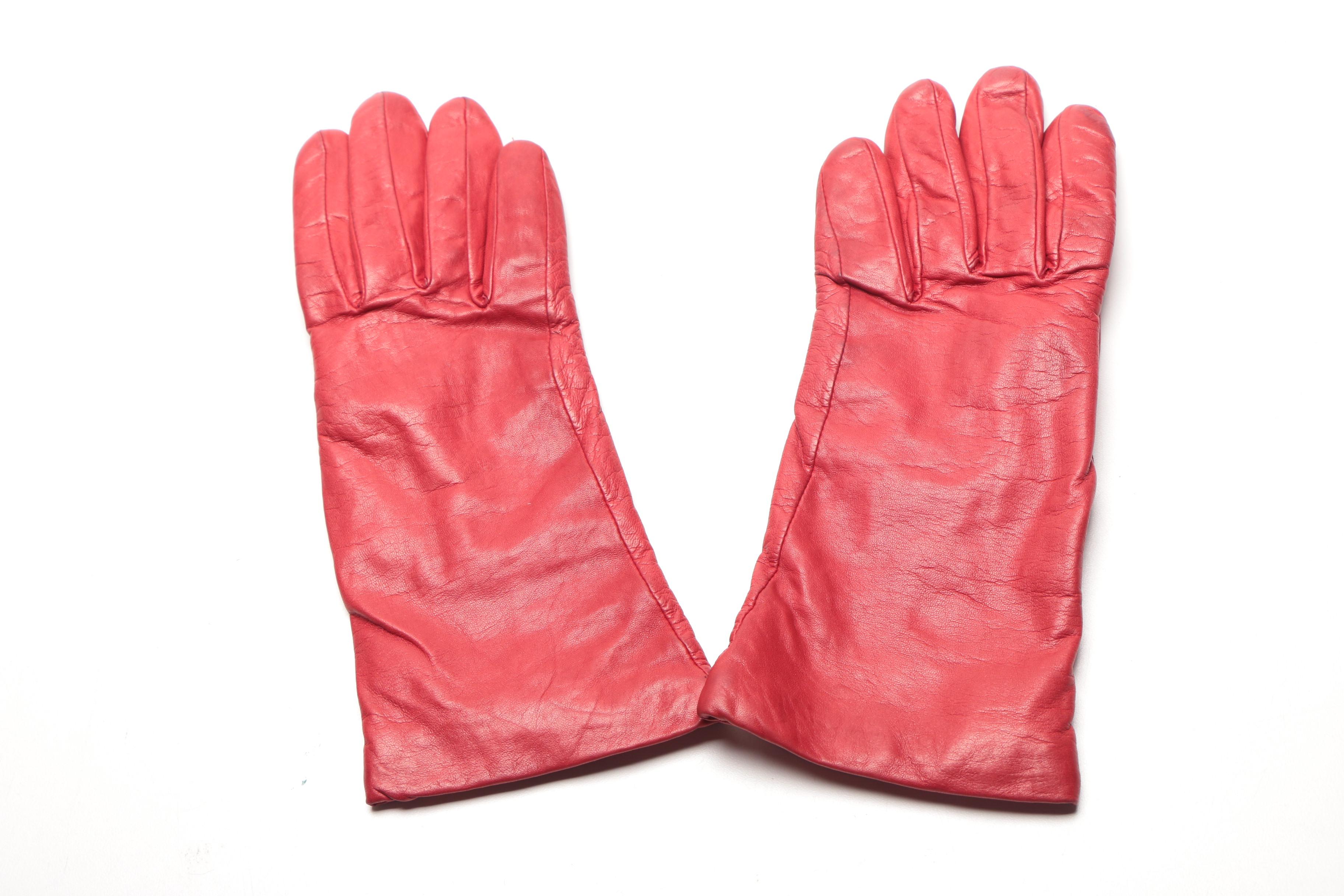 Vintage Leather and Suede Gloves