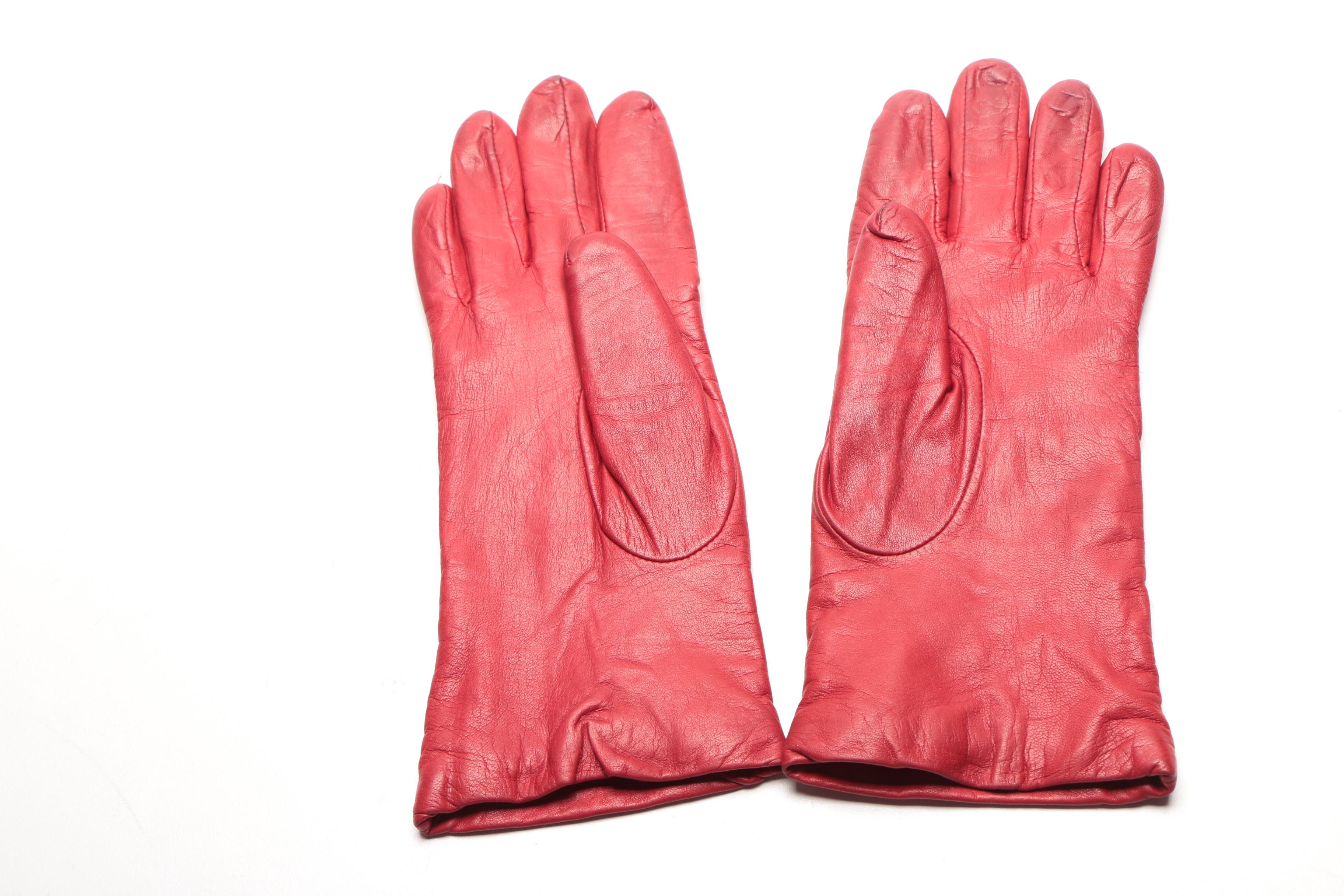 Vintage Leather and Suede Gloves