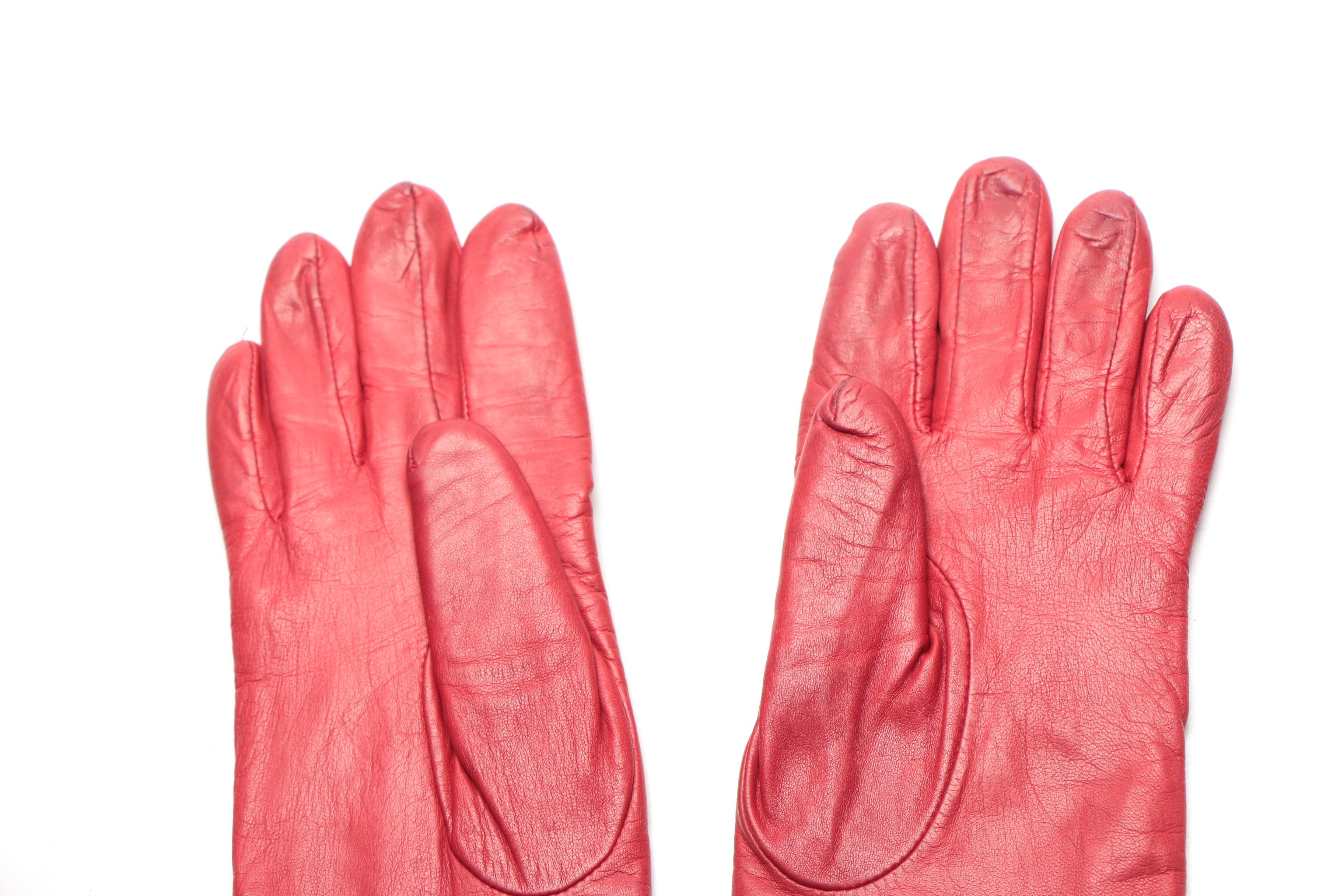 Vintage Leather and Suede Gloves