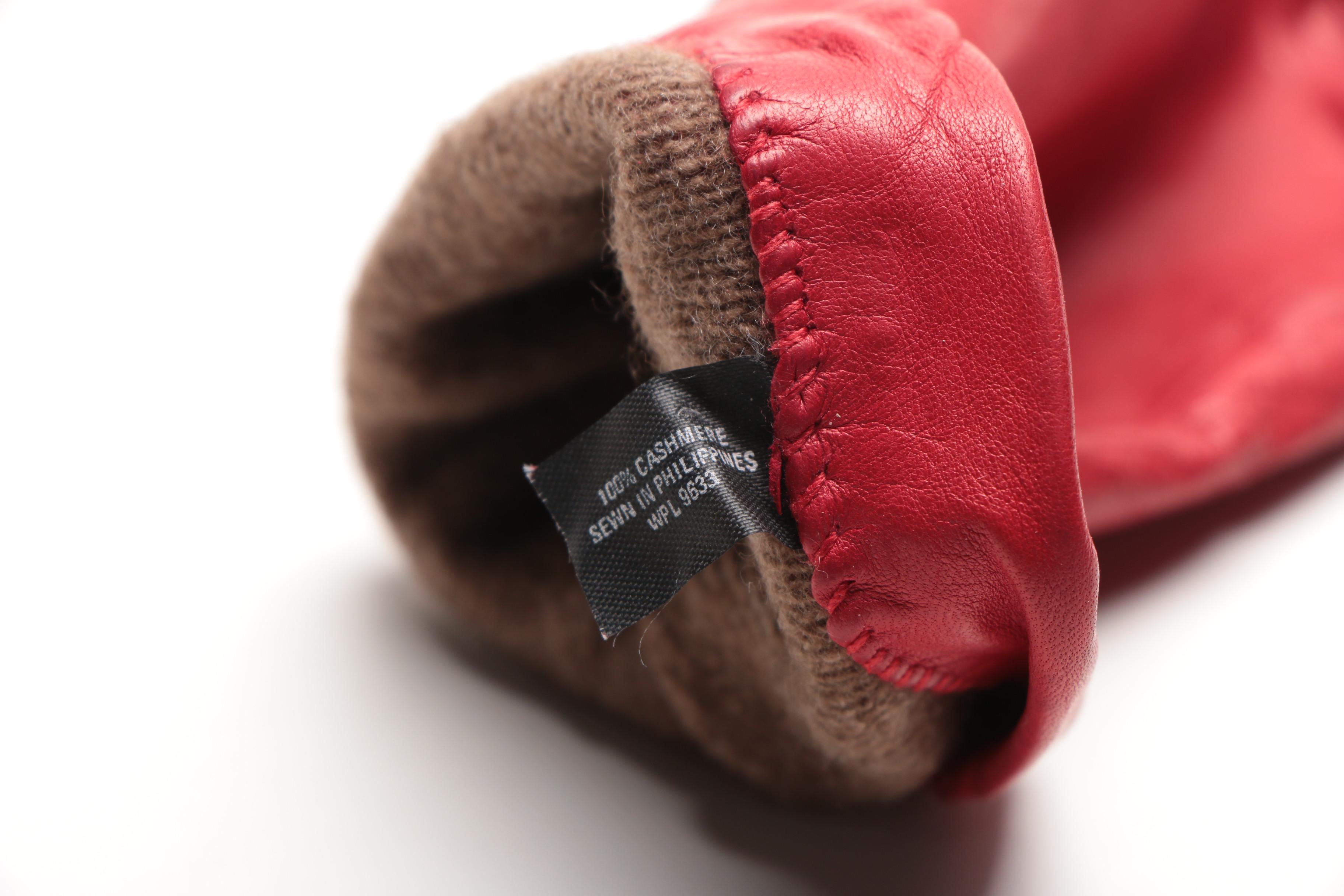 Vintage Leather and Suede Gloves