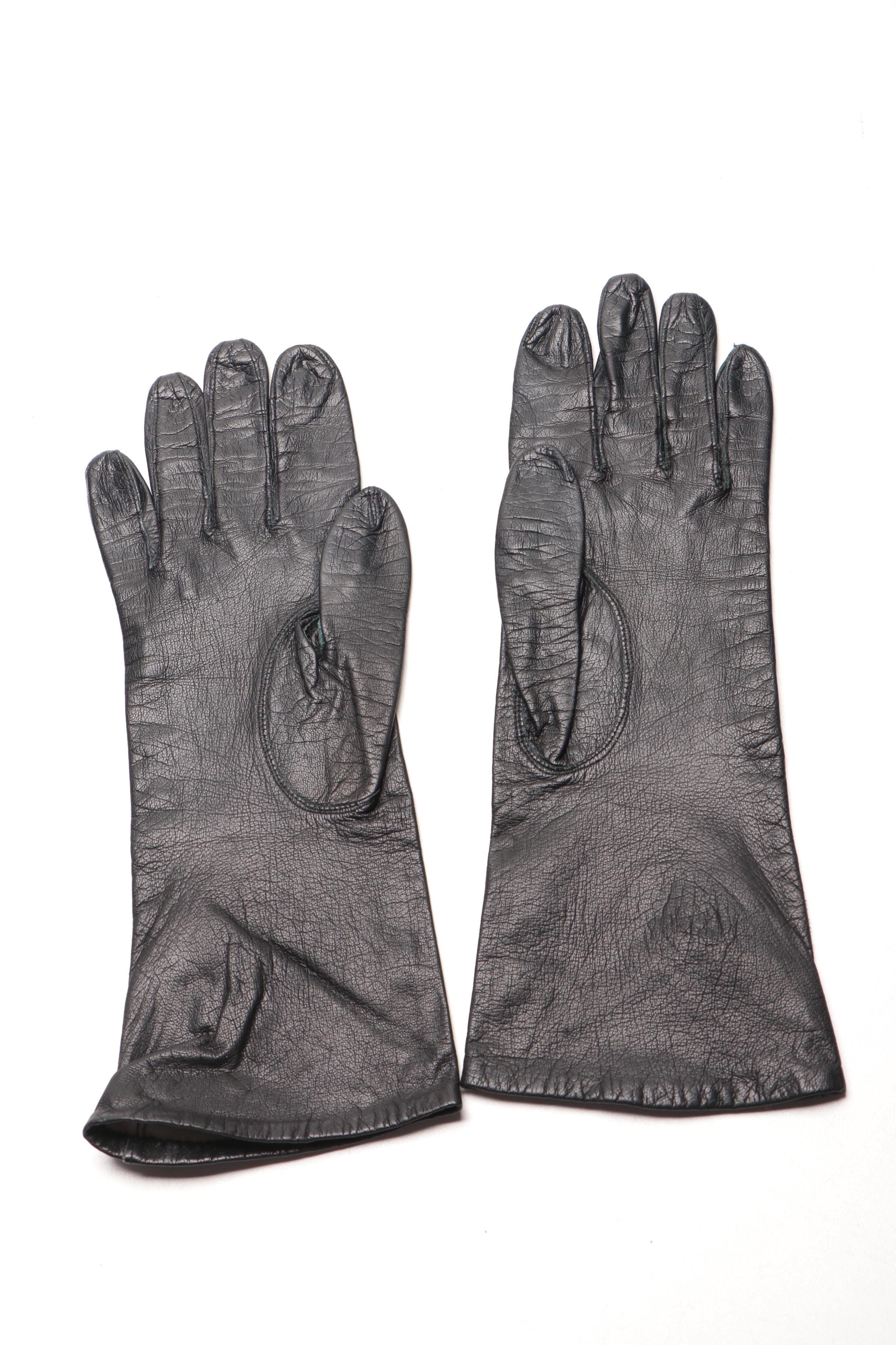 Vintage Leather and Suede Gloves