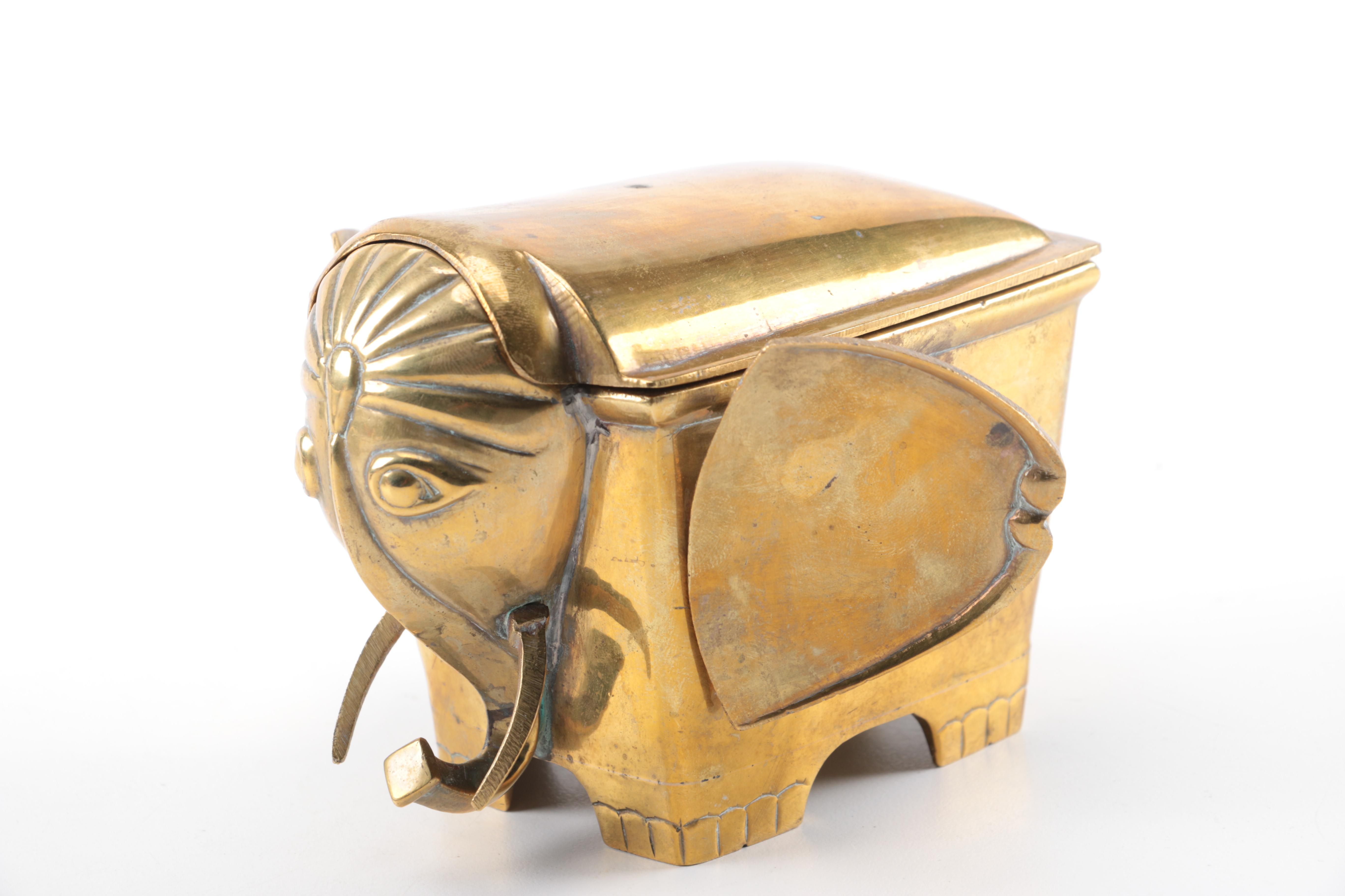 Assortment of Brass Decor Items