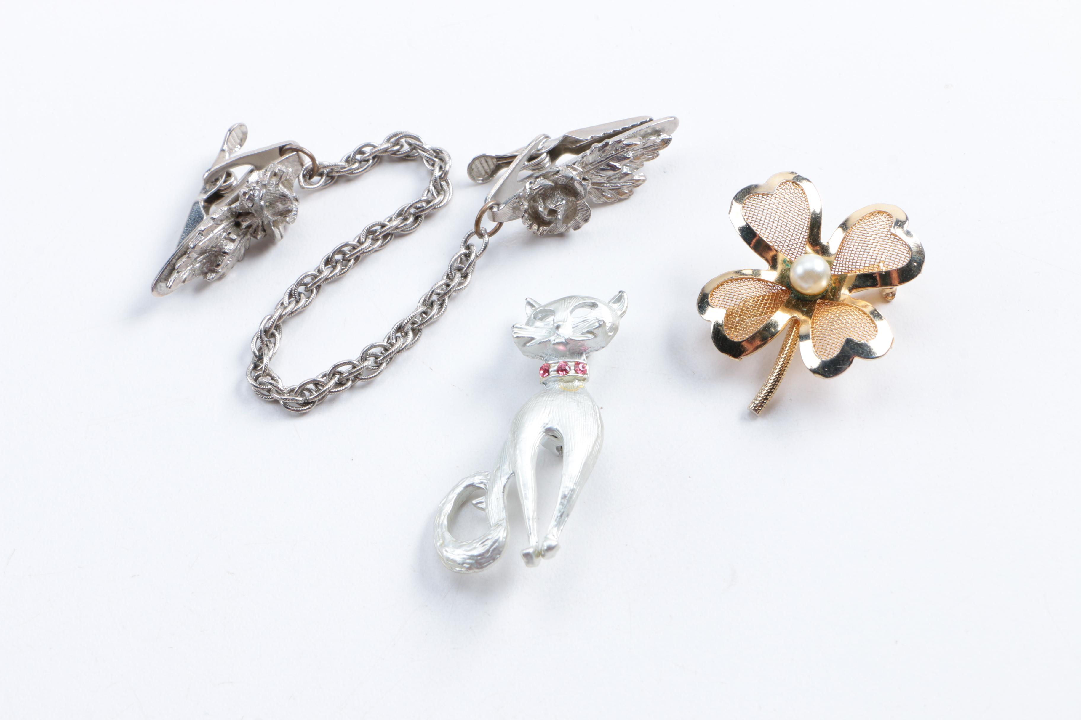 Vintage Animal and Flower Inspired Jewelry
