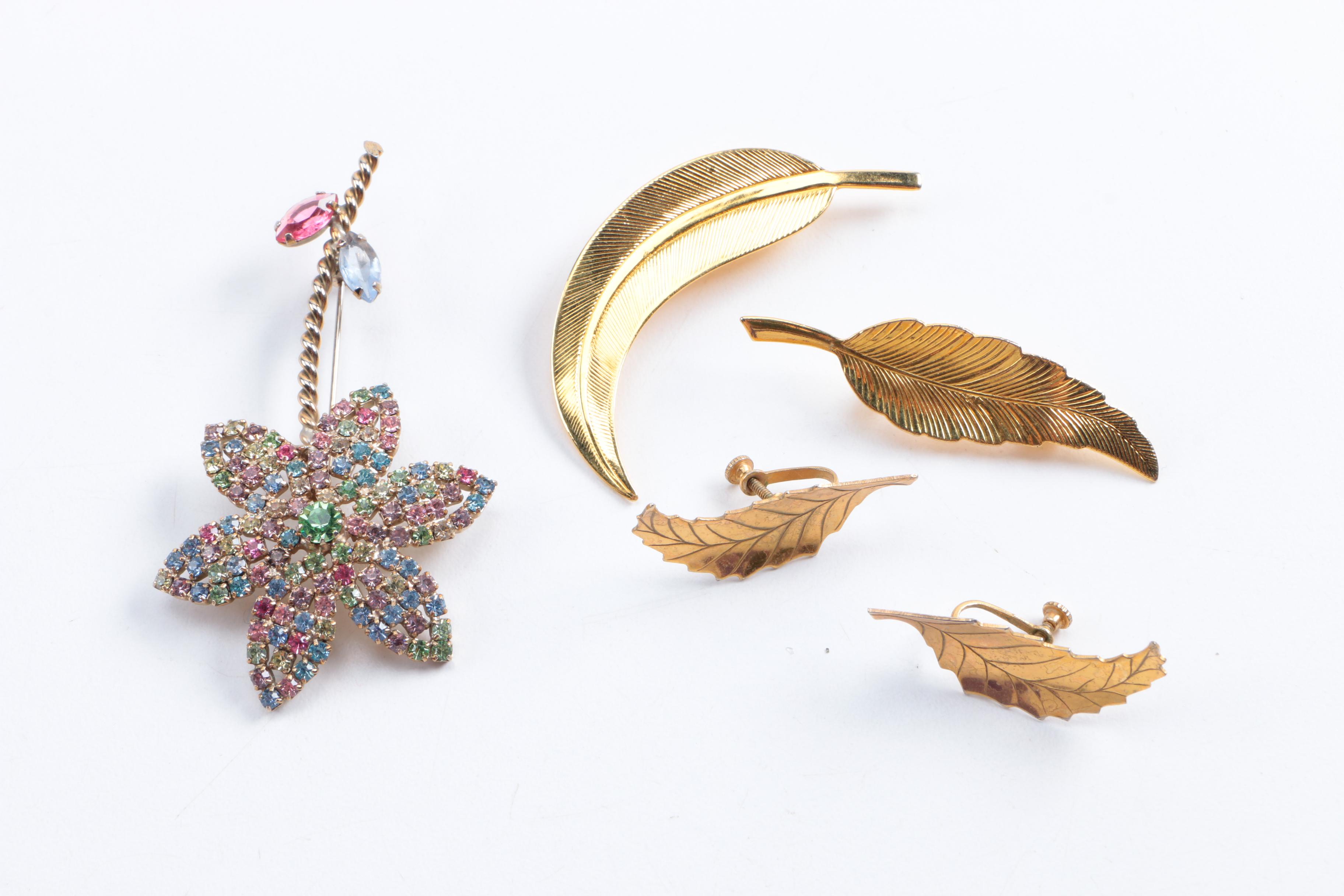 Vintage Animal and Flower Inspired Jewelry