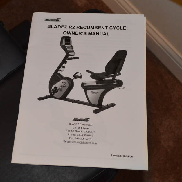 Bladez R2 Recumbent Cycle Bike