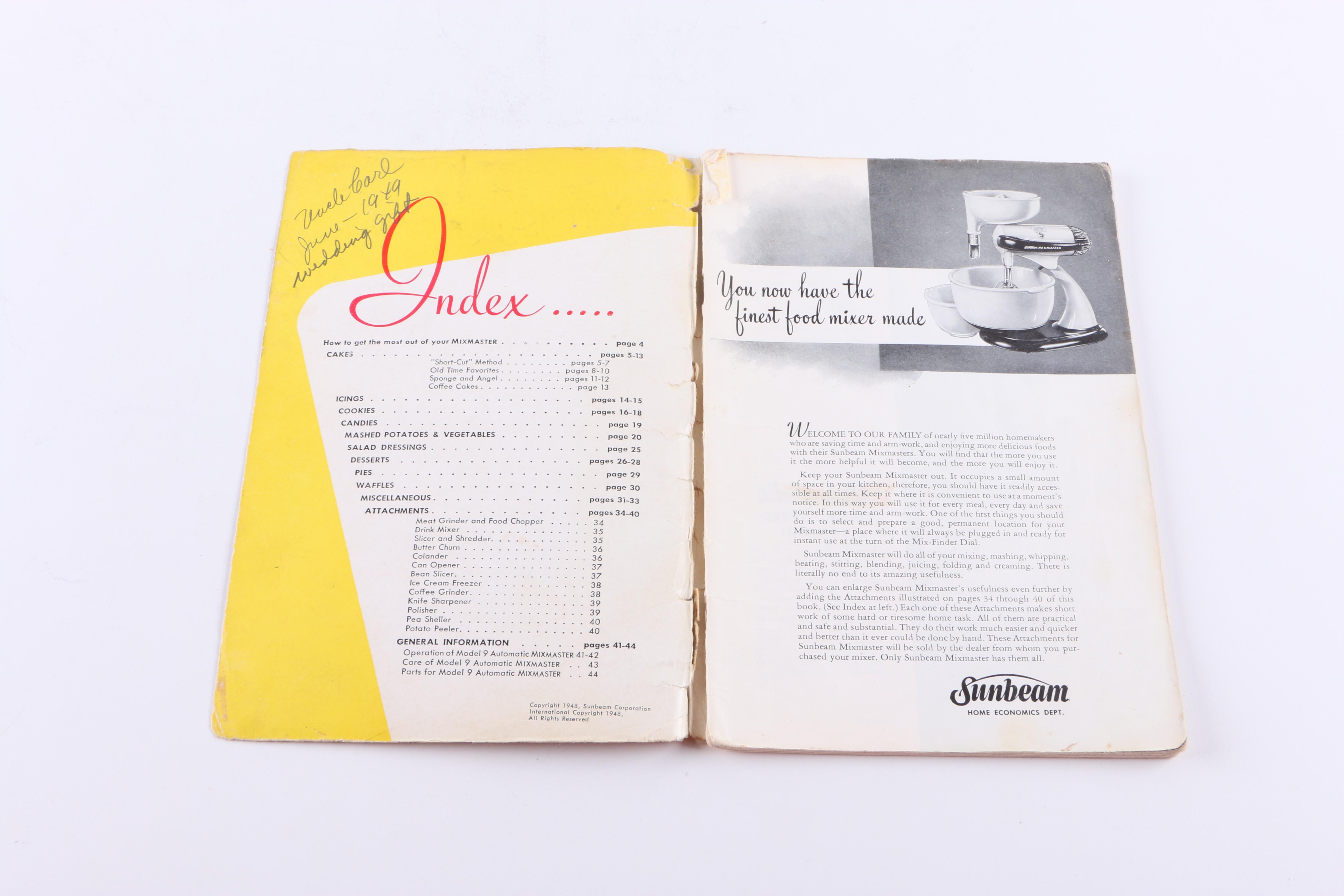 Vintage 1948 Mixmaster by Sunbeam