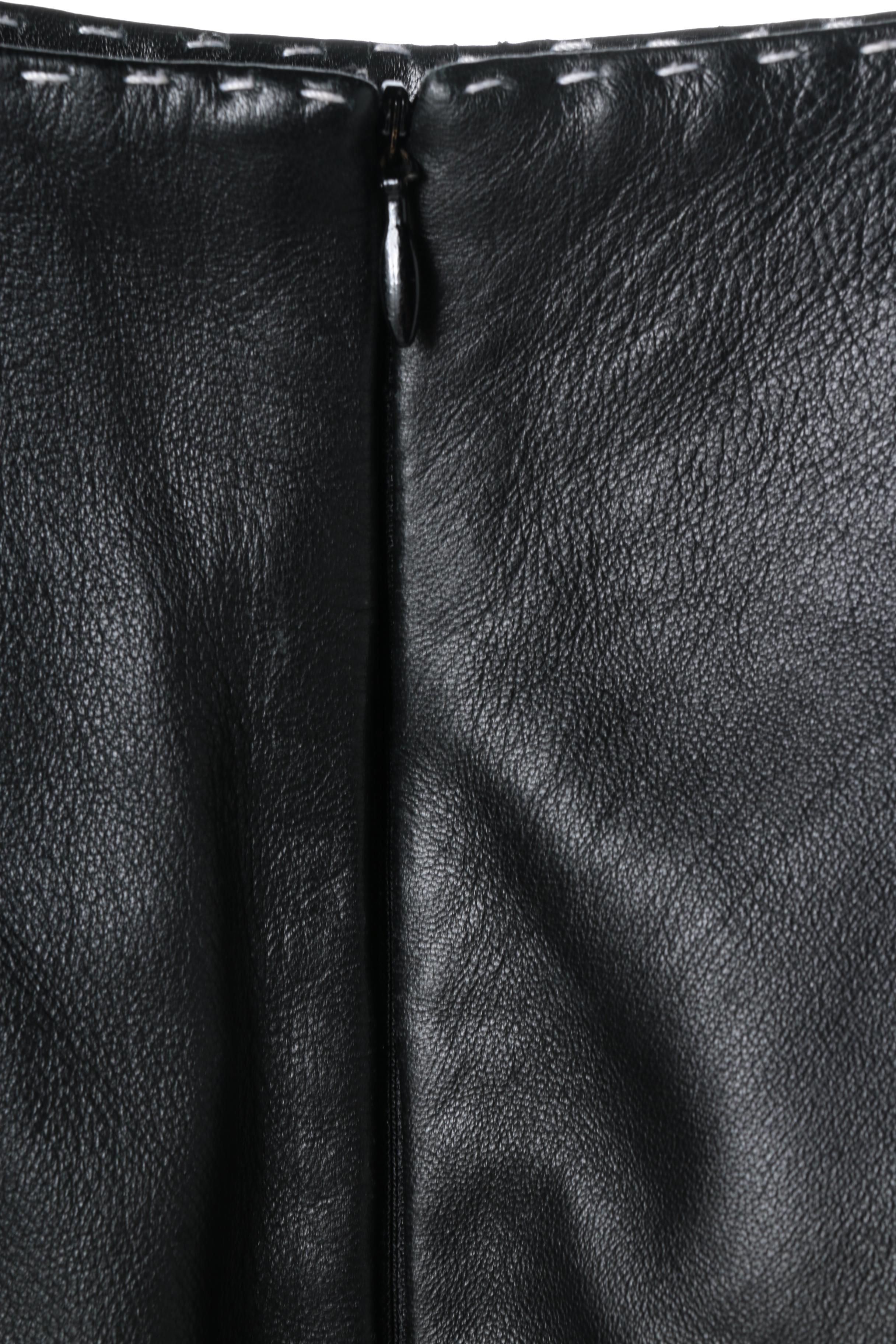 Leather Skirts Featuring Escada and Neiman Marcus