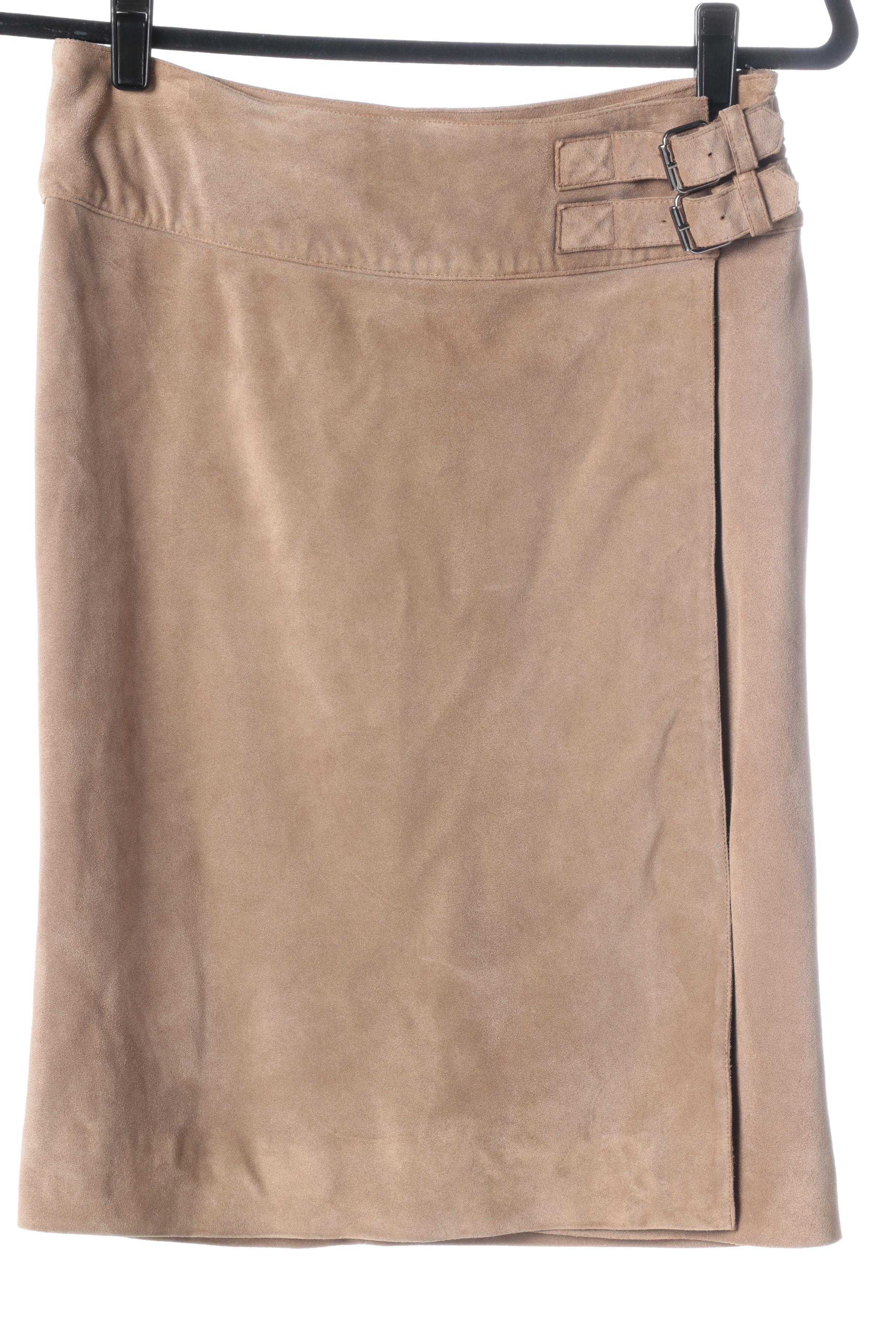 Leather Skirts Featuring Escada and Neiman Marcus