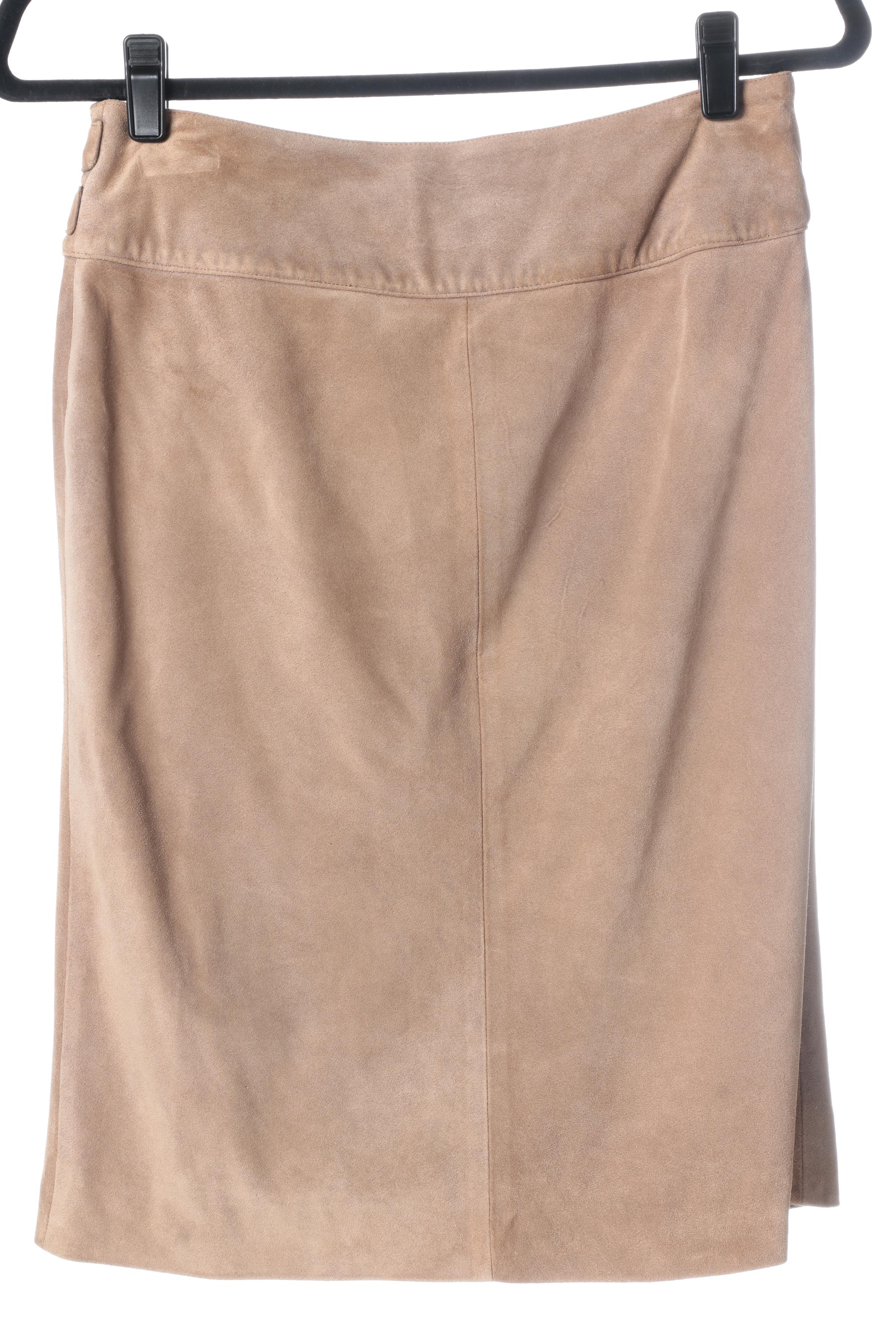 Leather Skirts Featuring Escada and Neiman Marcus