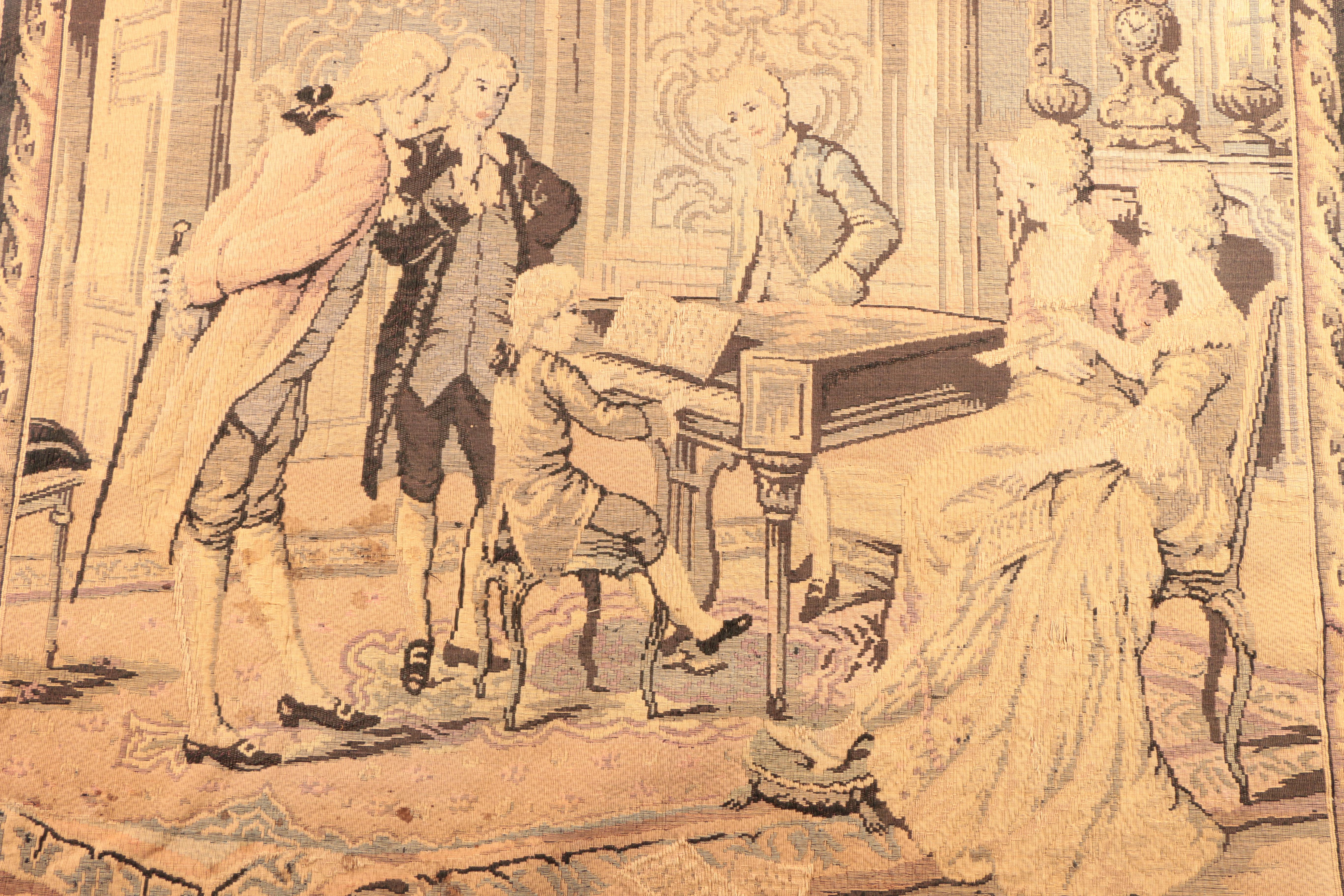 Handwoven Tapestry of Music Salon