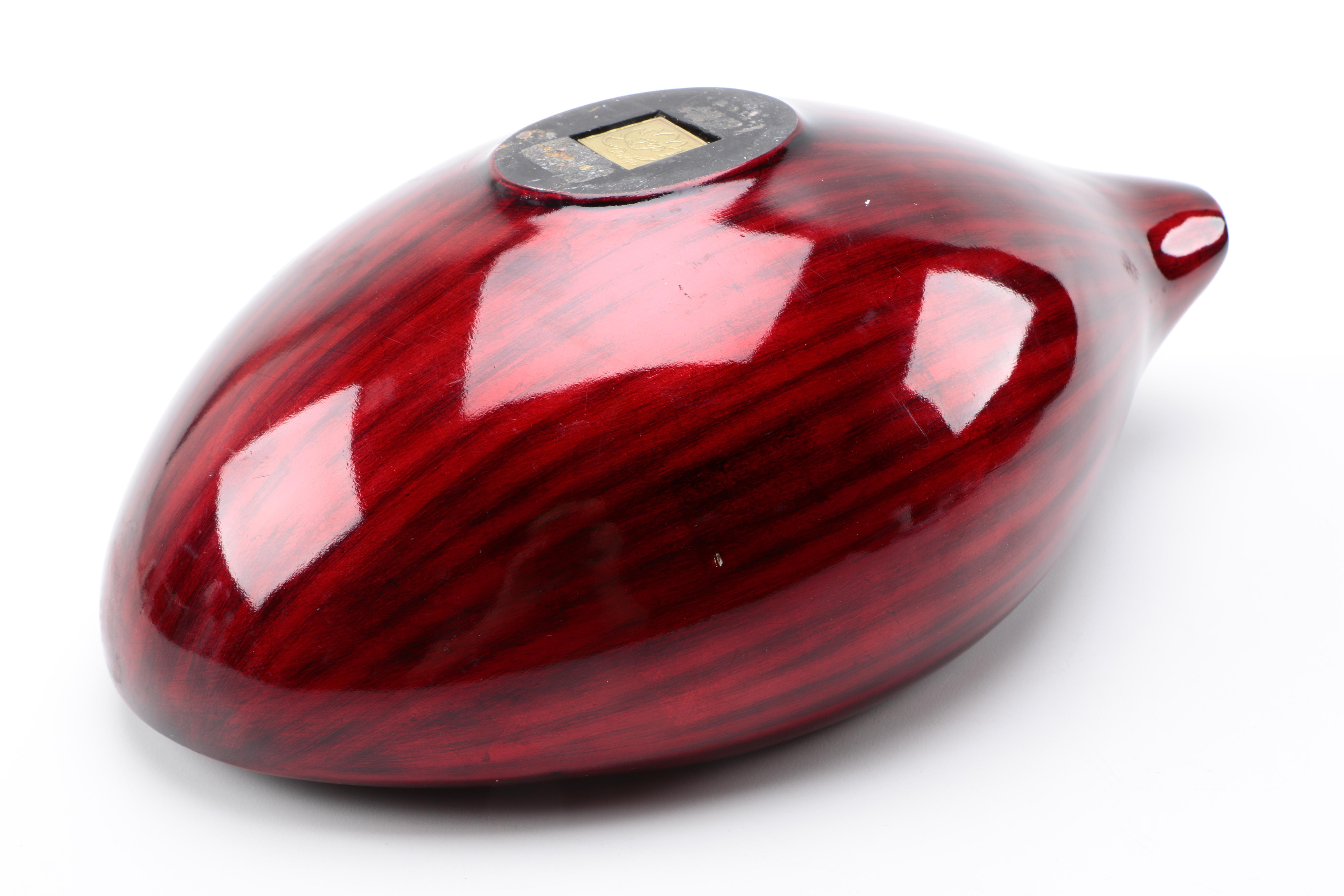 LP Design Red Lacquered Bowl