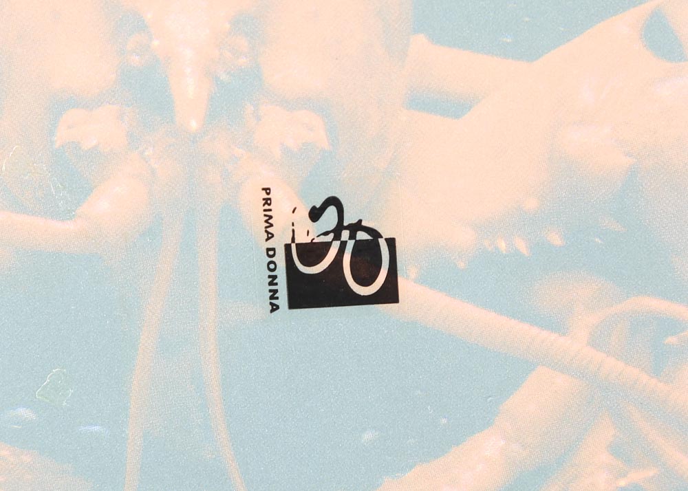 Reverse Painted Prima Donna Plates and Copper Mold