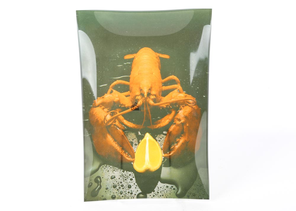 Reverse Painted Prima Donna Plates and Copper Mold