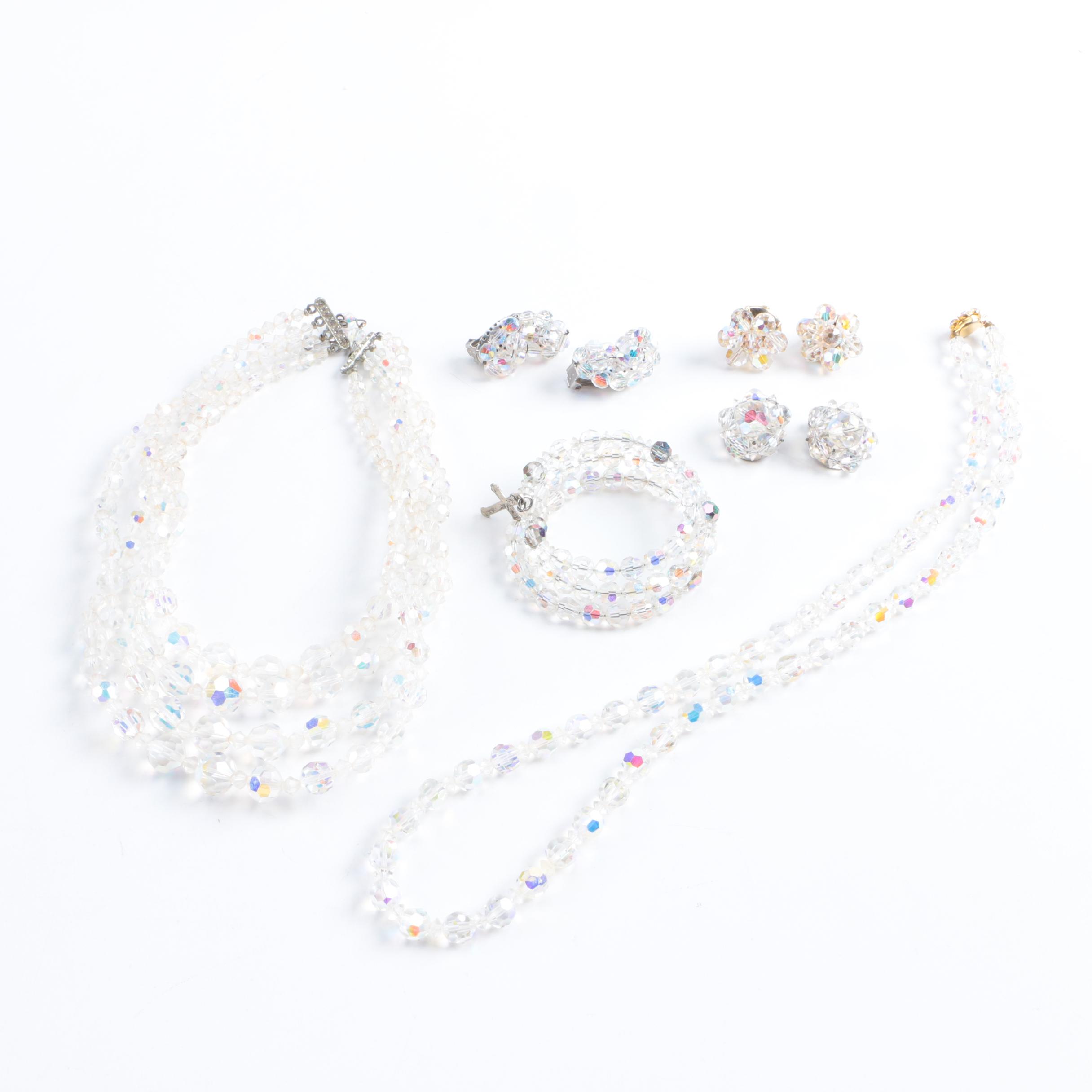 Vintage Aurora Borealis Jewelry