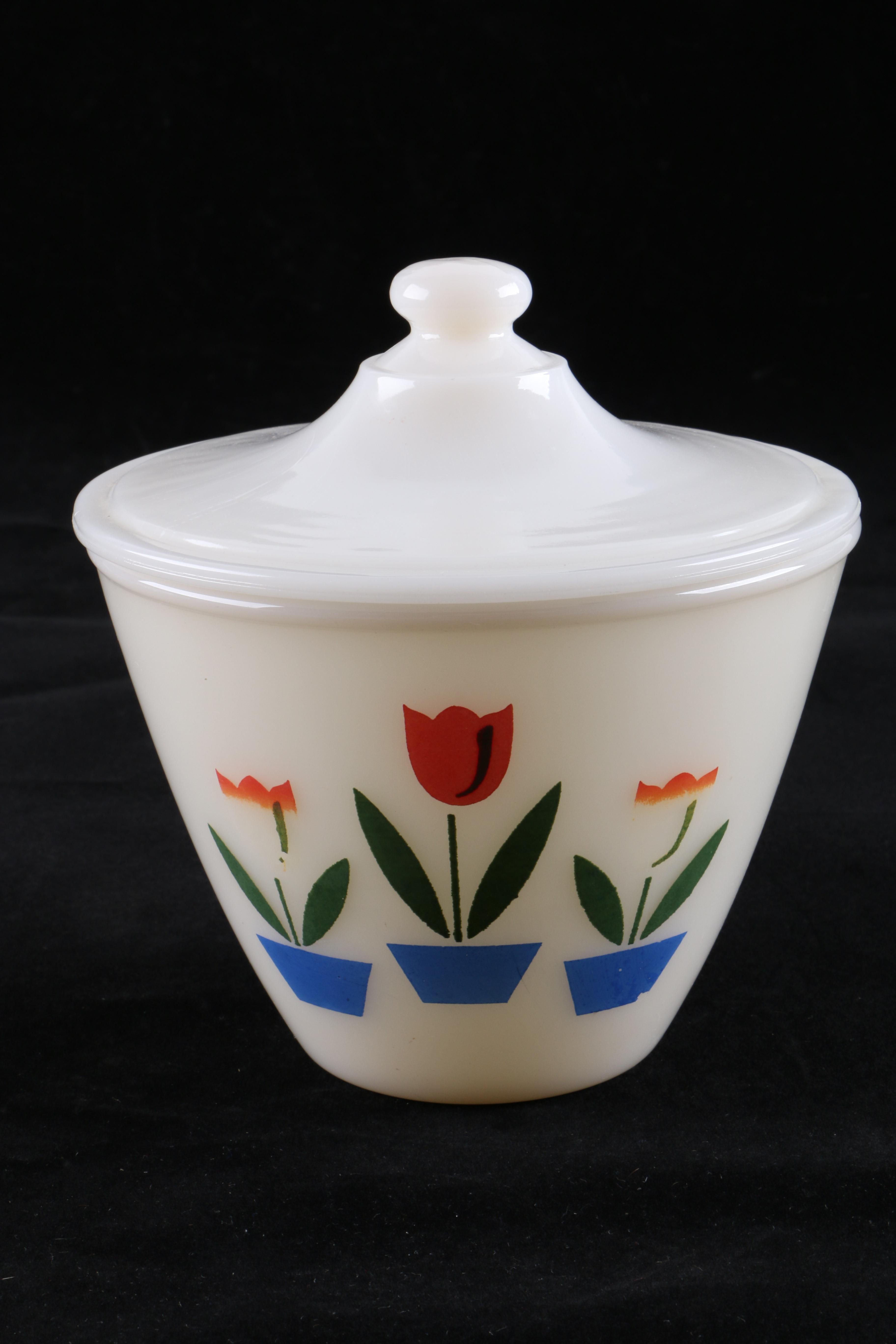 Fire King "Tulip" Mixing Bowls