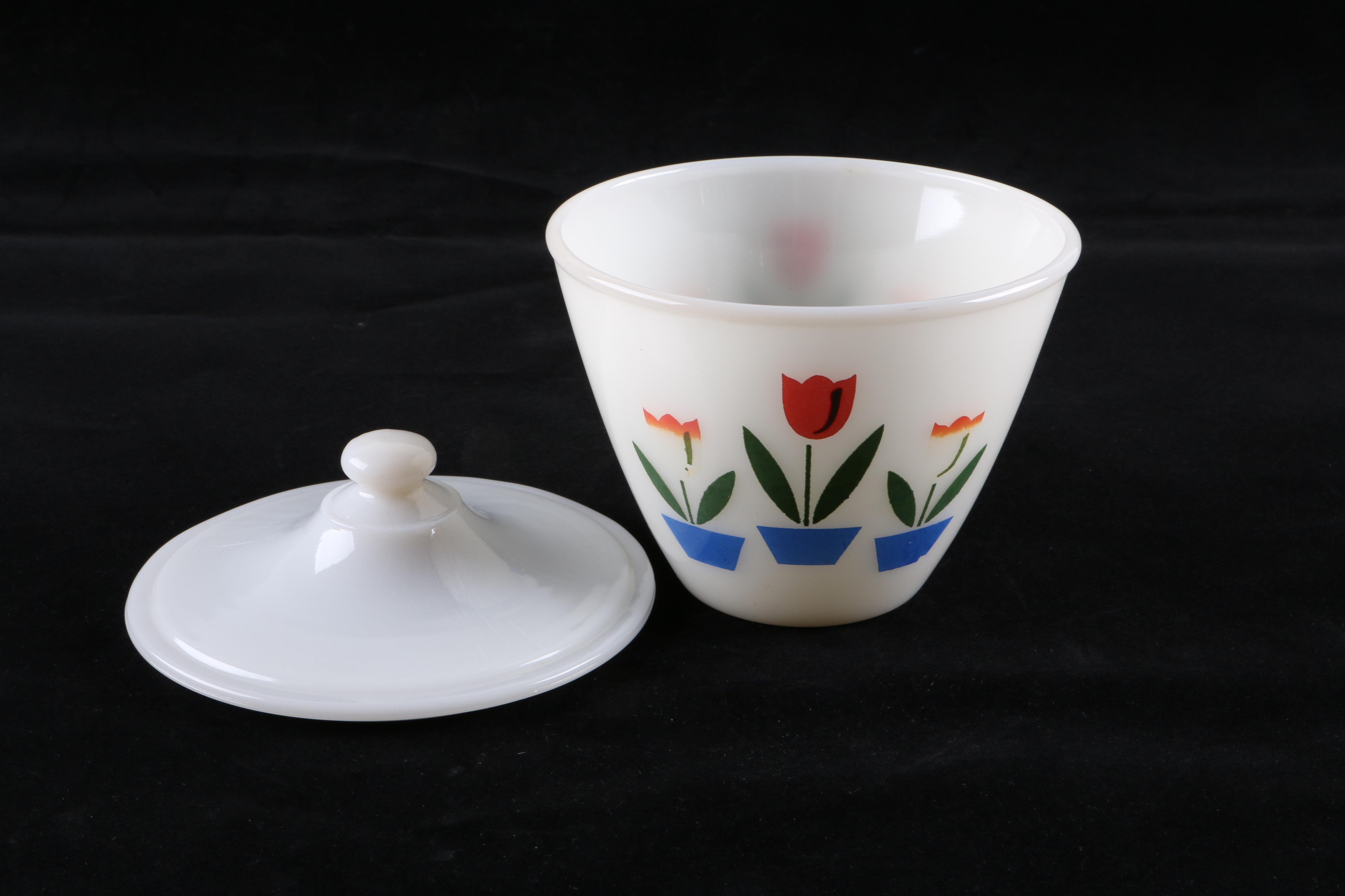 Fire King "Tulip" Mixing Bowls