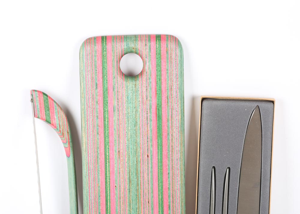 Handcrafted Cutting Board and Utensils