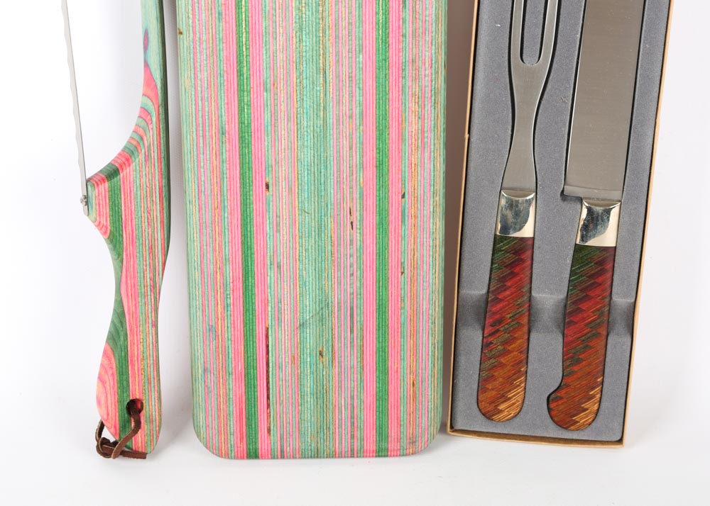 Handcrafted Cutting Board and Utensils