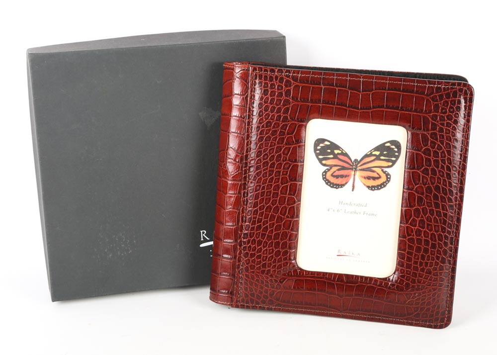 Raika Handcrafted Cowhide Leather Photo Album