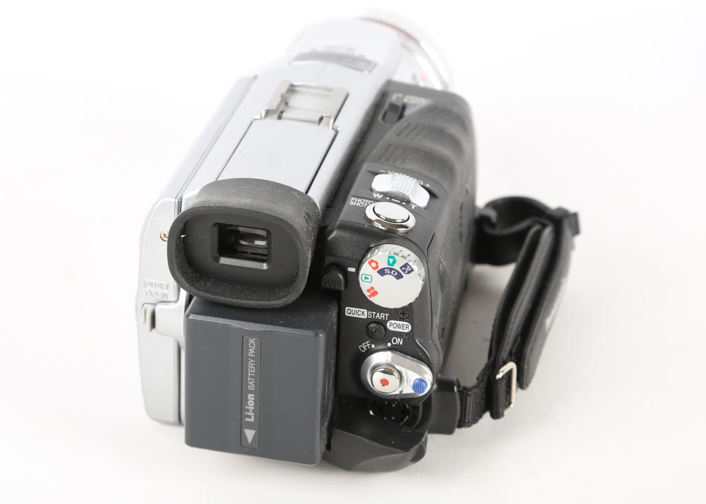 Vintage Camcorders Including Panasonic and Accessories