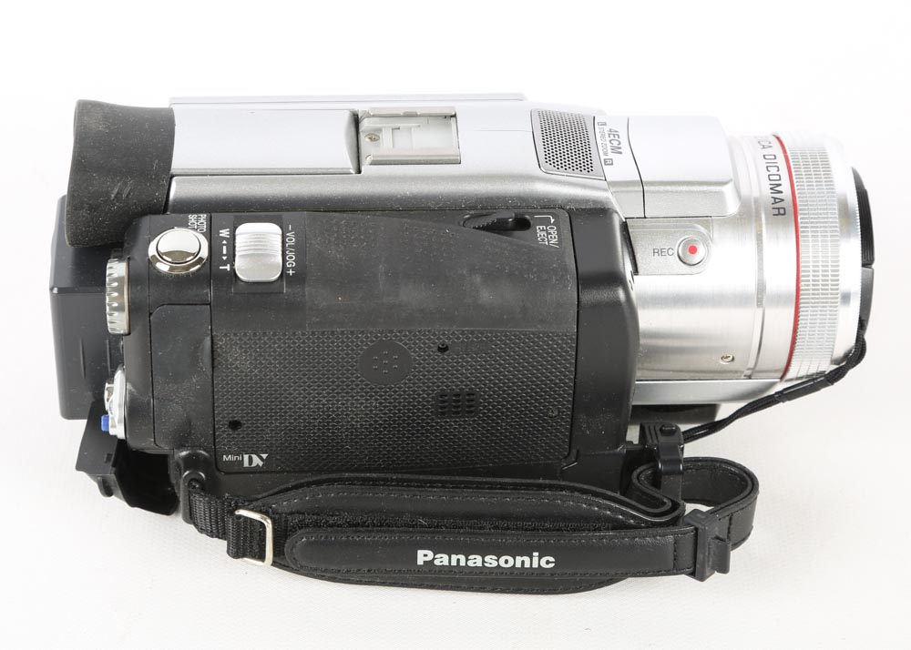 Vintage Camcorders Including Panasonic and Accessories