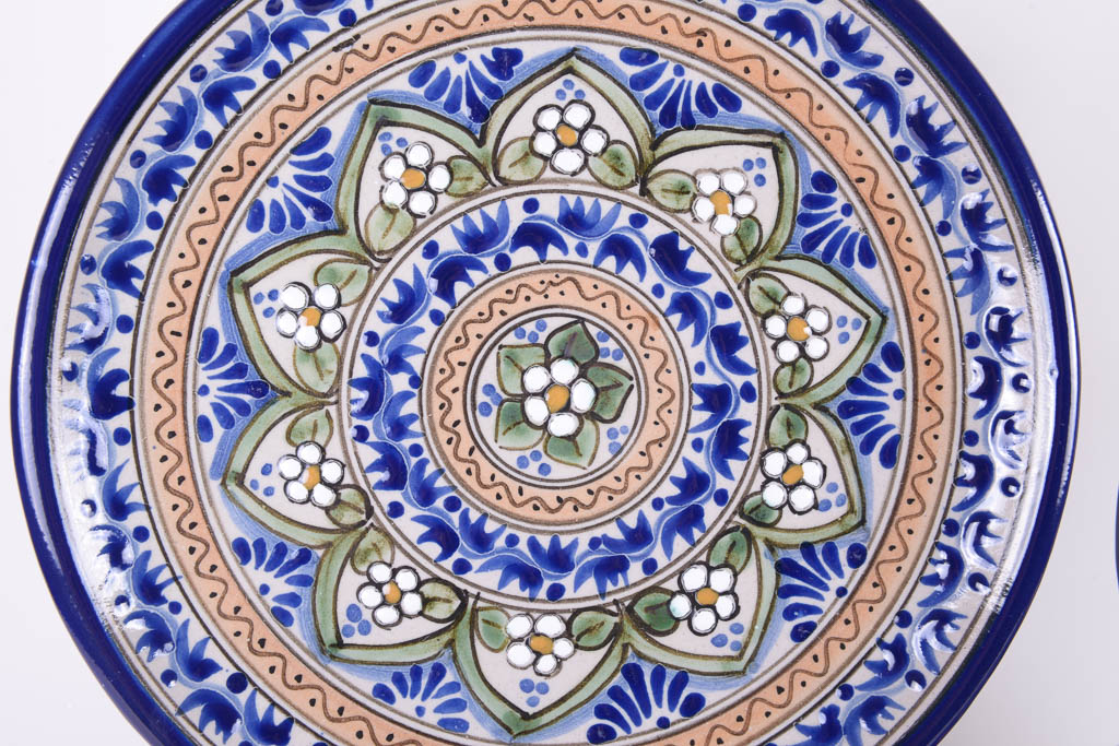Handmade Mexican Colonial Talavera Pottery Tableware Collection