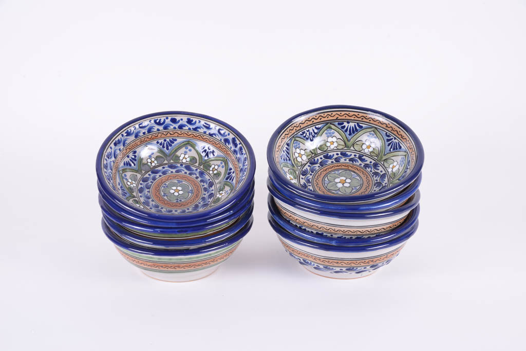 Handmade Mexican Colonial Talavera Pottery Tableware Collection
