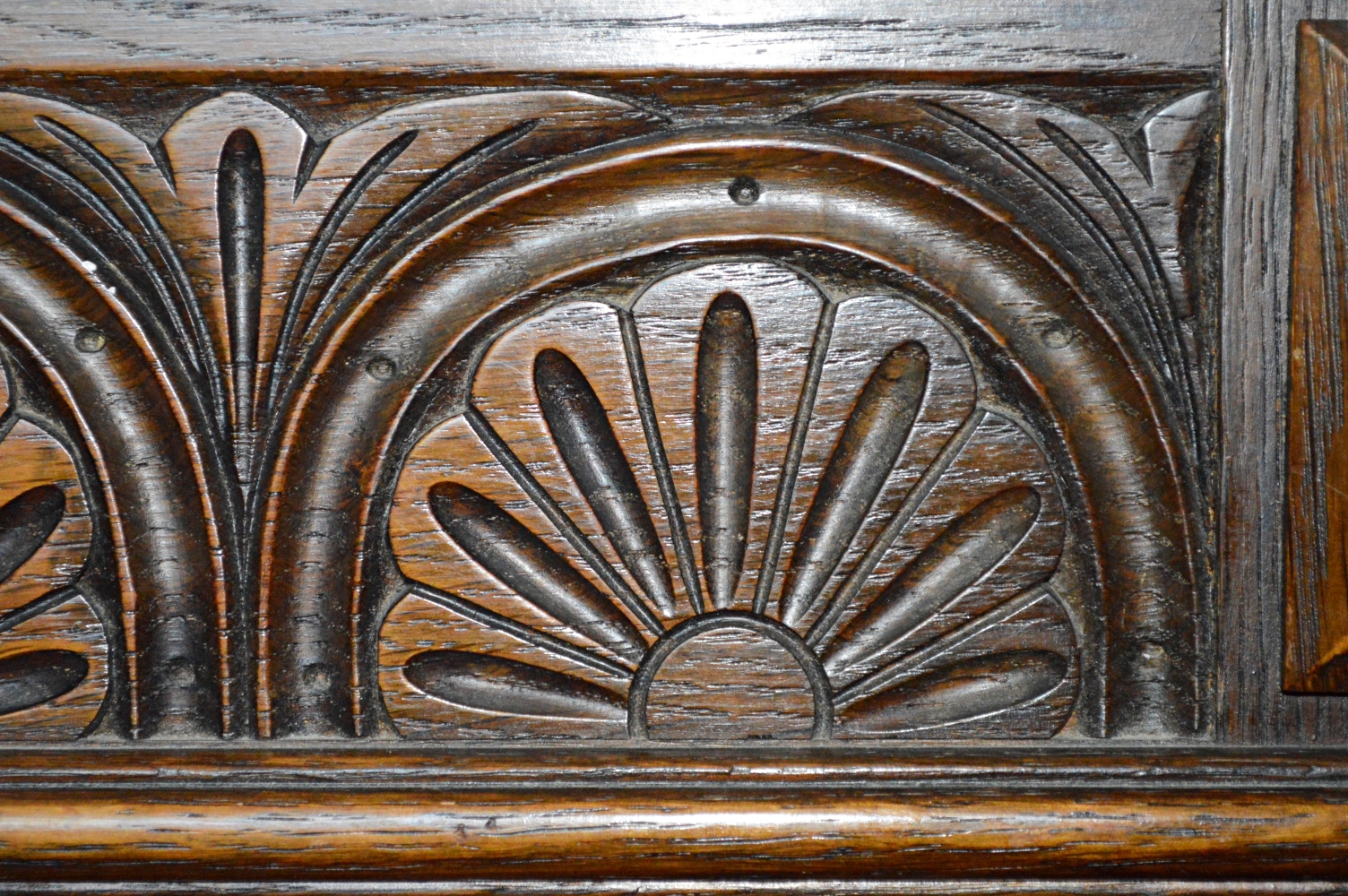 Revival Style Oak Writing Desk by Kittinger