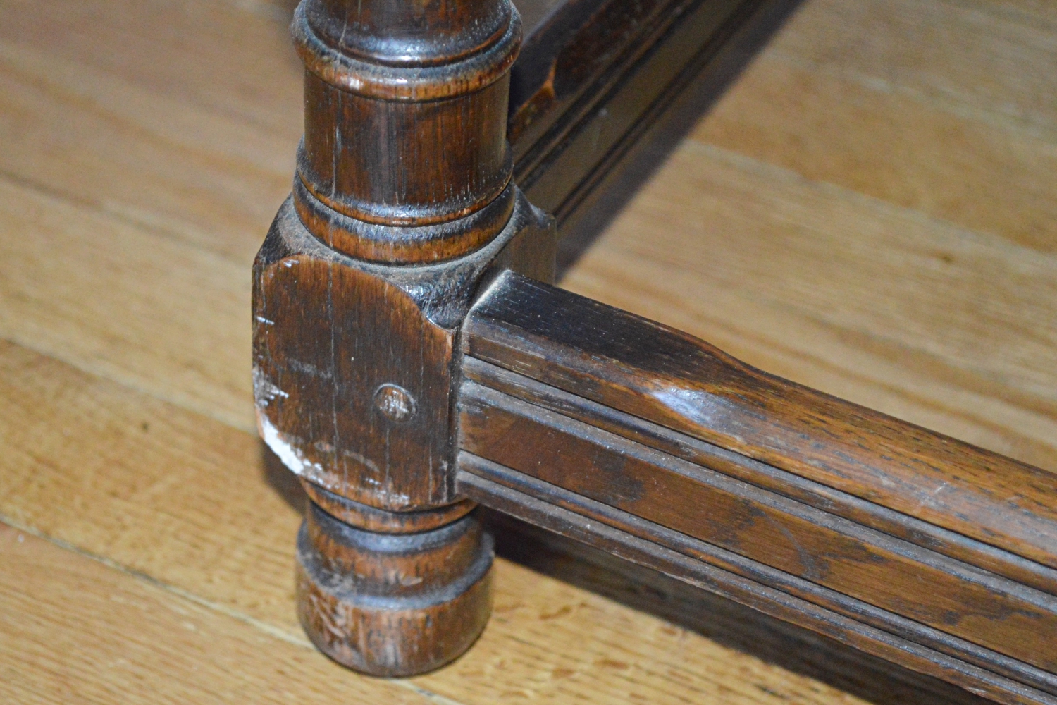 Revival Style Oak Writing Desk by Kittinger