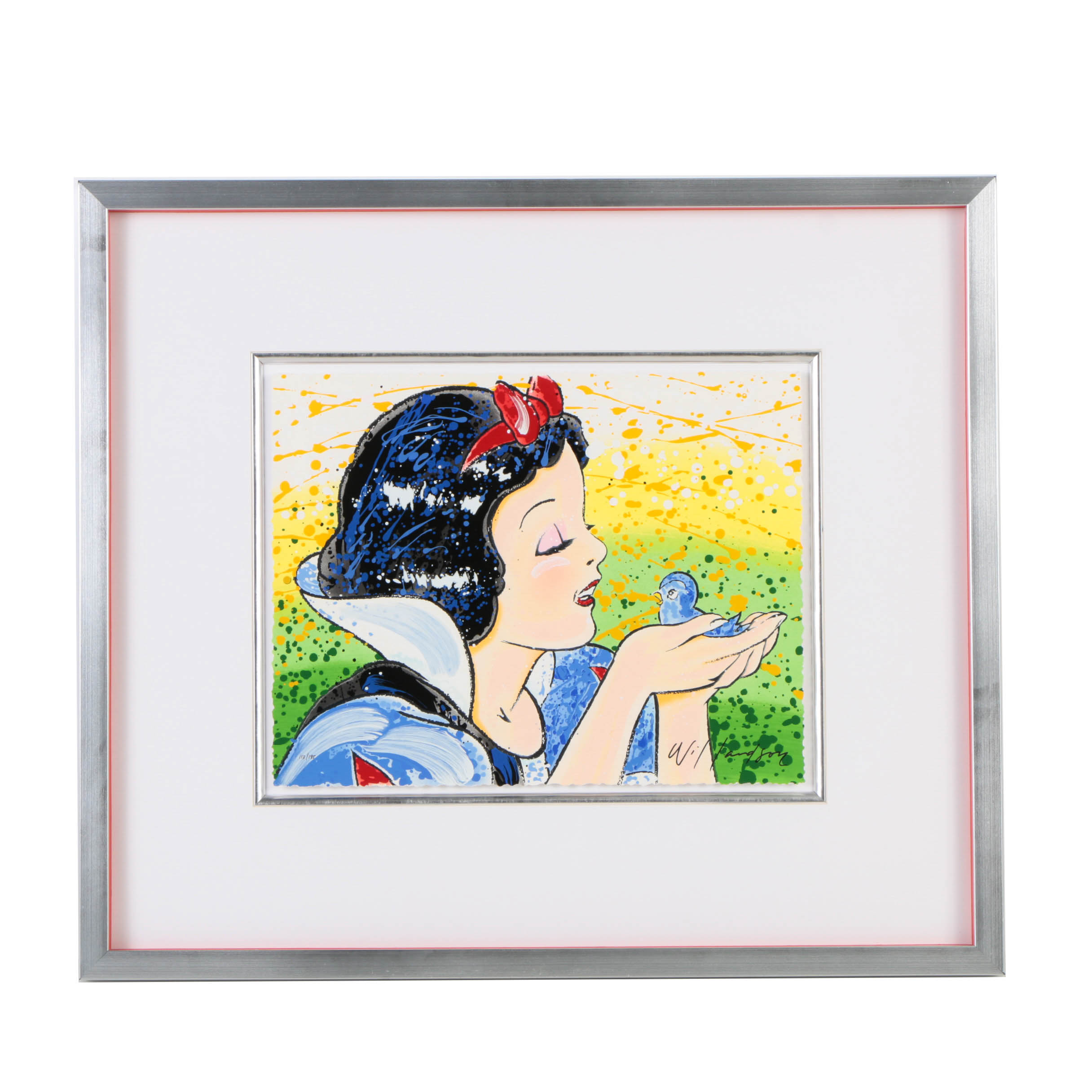 David Willardson Limited Edition Serigraph on Paper "Fine Feathered Friend"