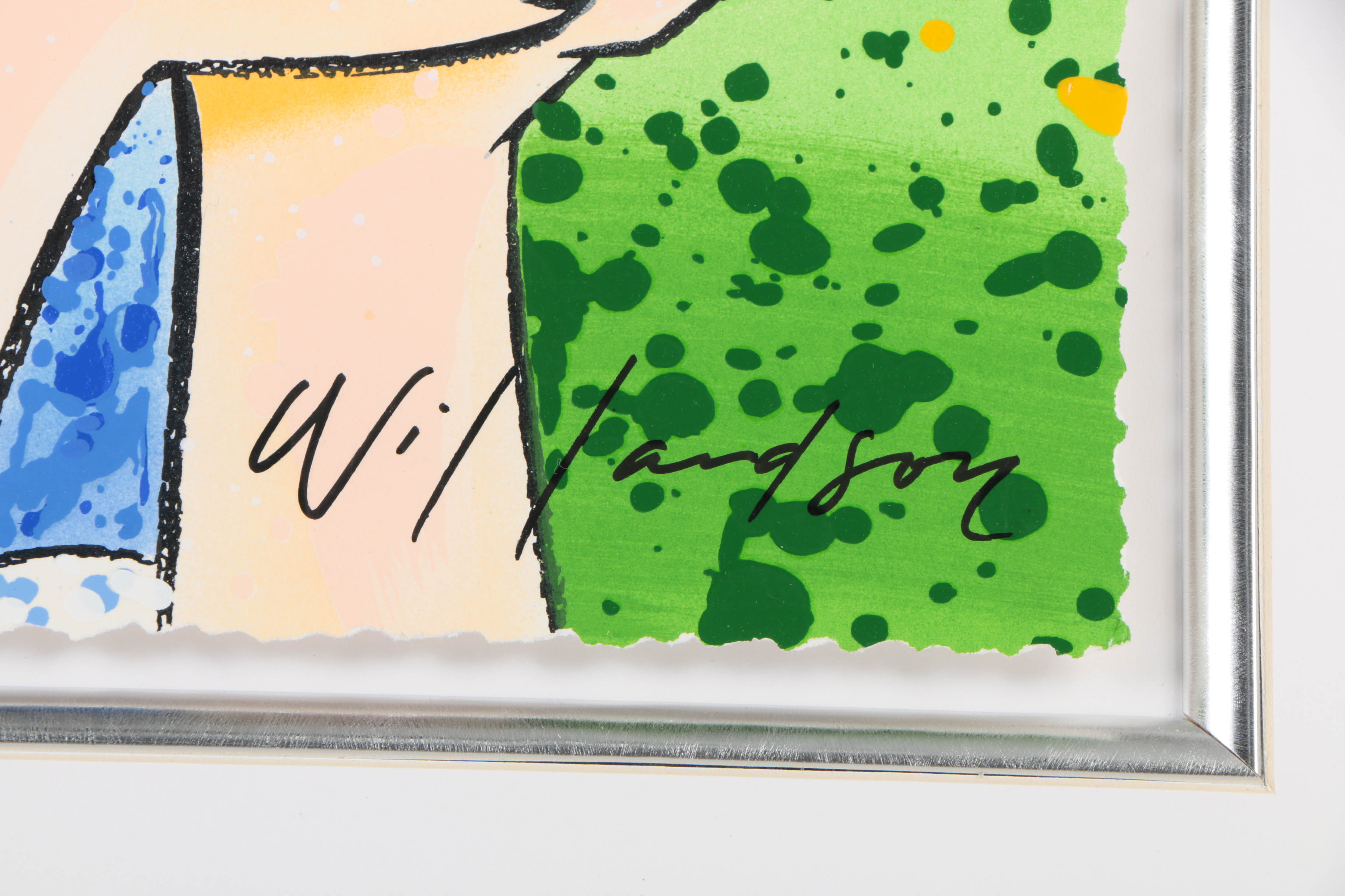 David Willardson Limited Edition Serigraph on Paper "Fine Feathered Friend"