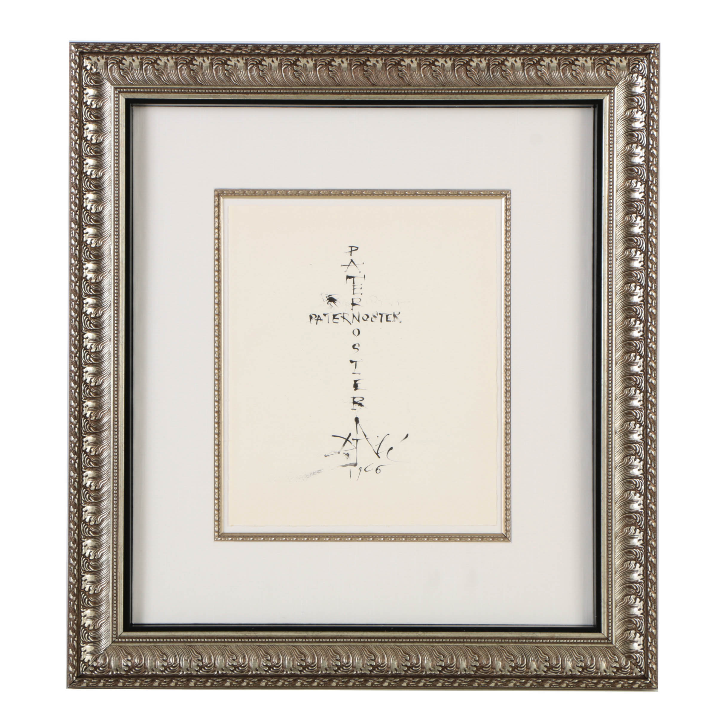 Halftone Print of Dali's Paternoster Portfolio of Prints