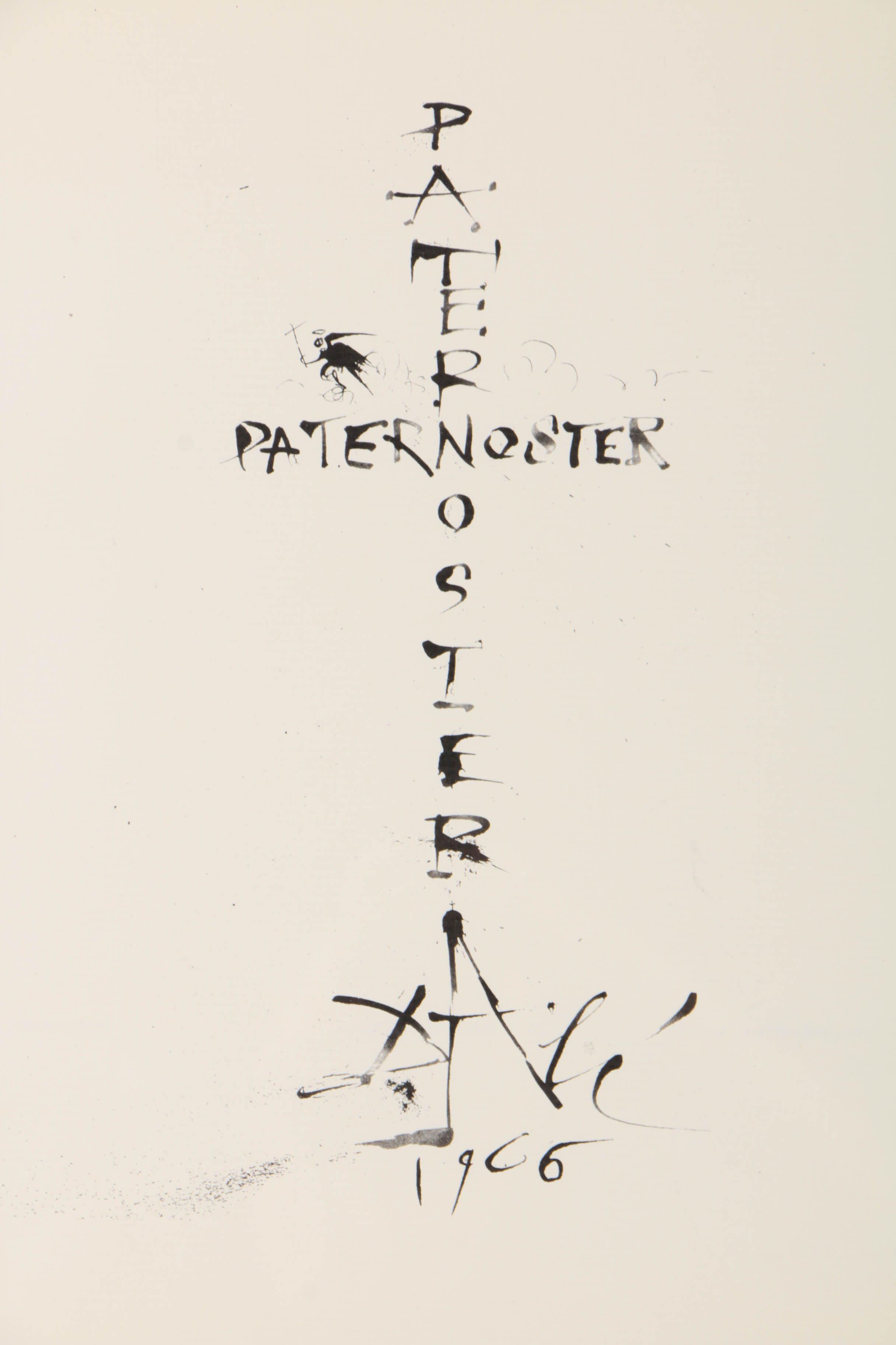 Halftone Print of Dali's Paternoster Portfolio of Prints