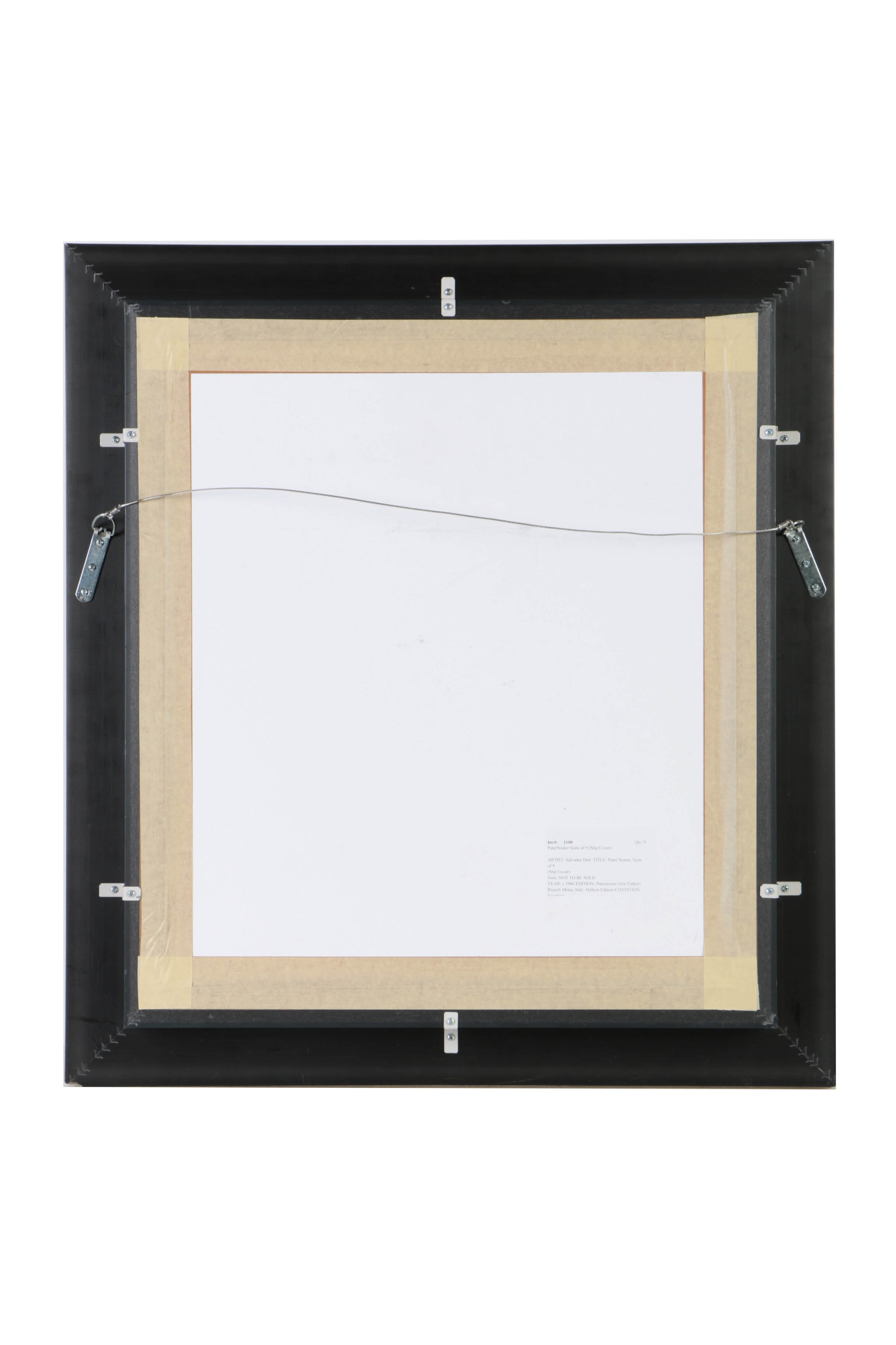 Halftone Print of Dali's Paternoster Portfolio of Prints