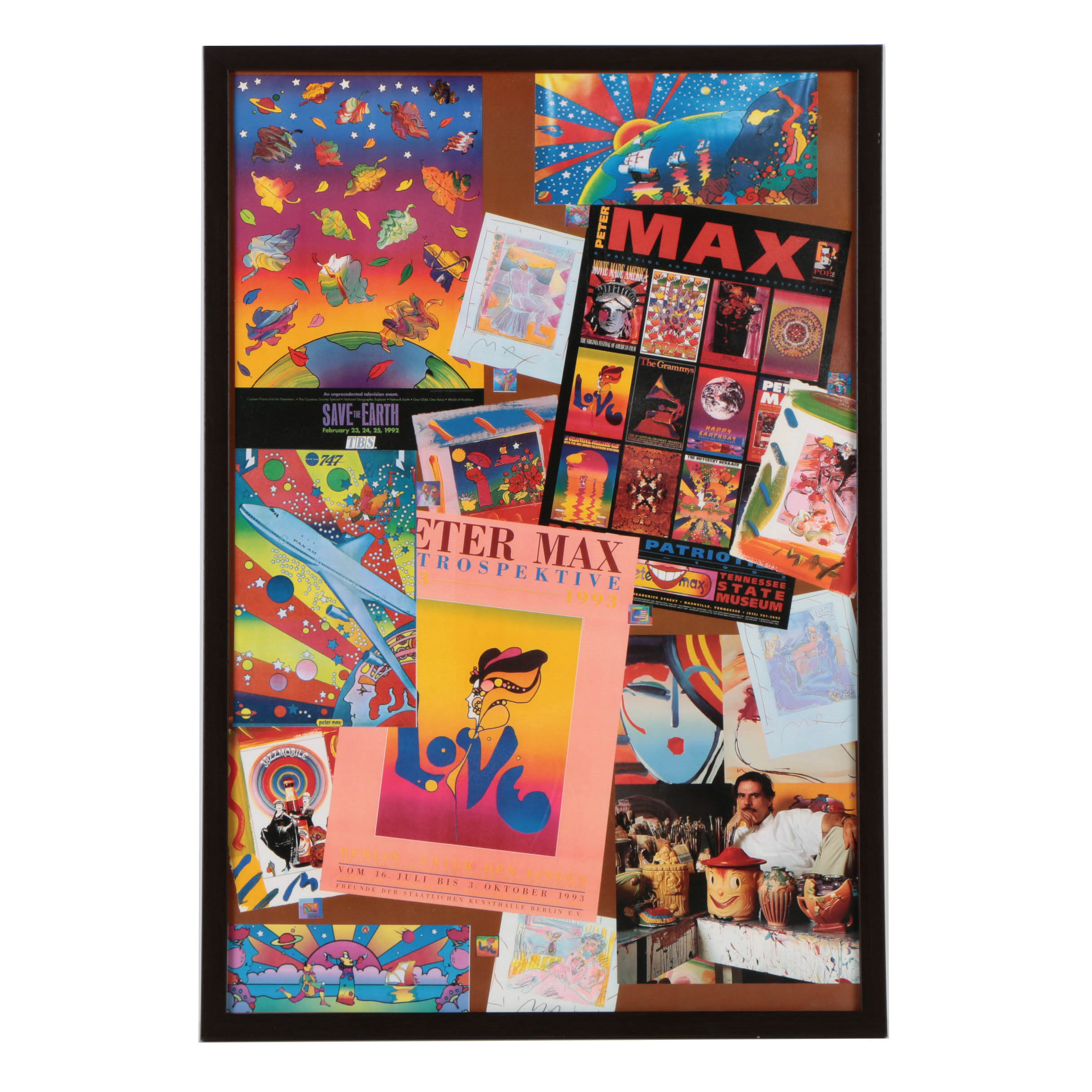 Offset Lithograph on Paper Peter Max Poster