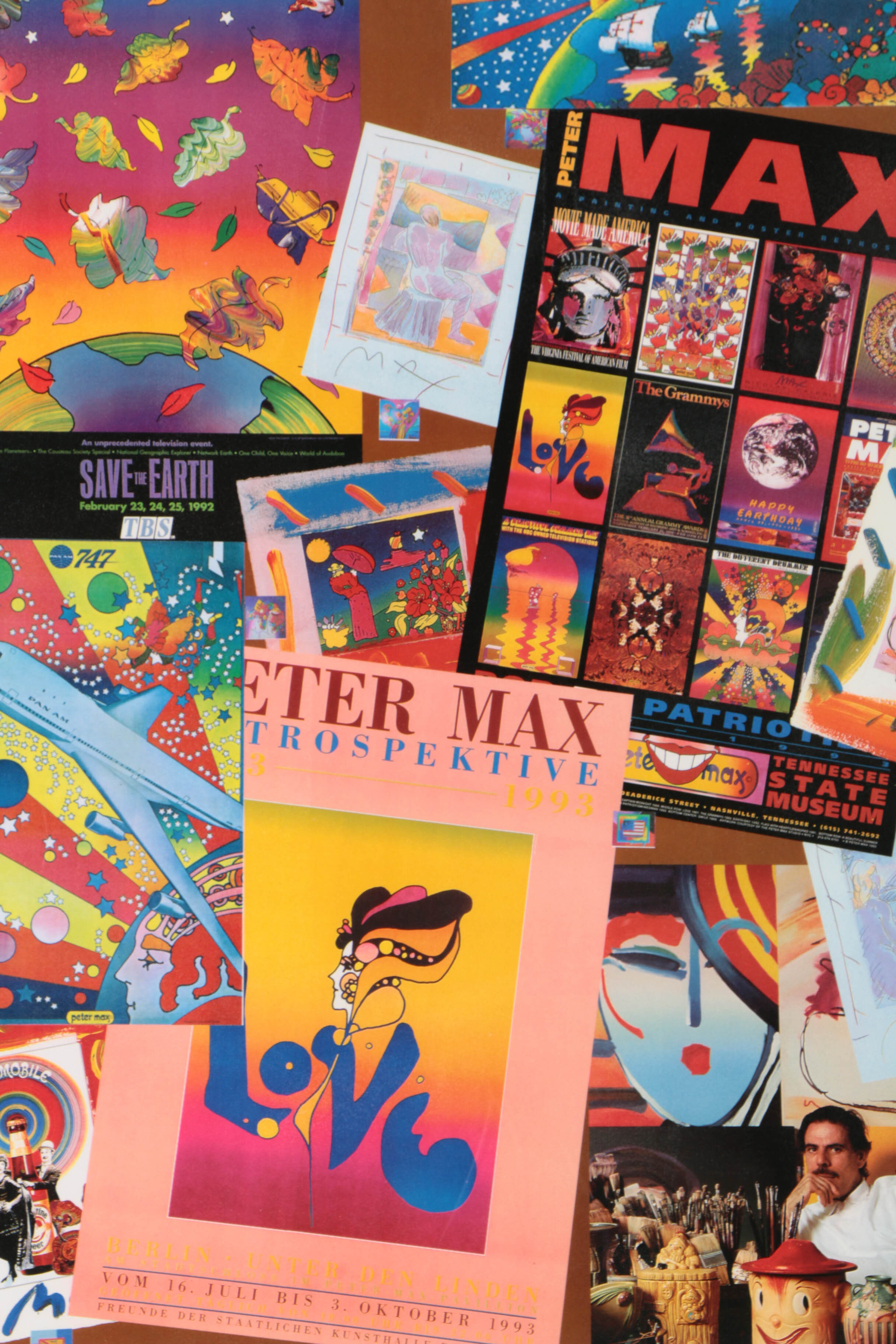 Offset Lithograph on Paper Peter Max Poster