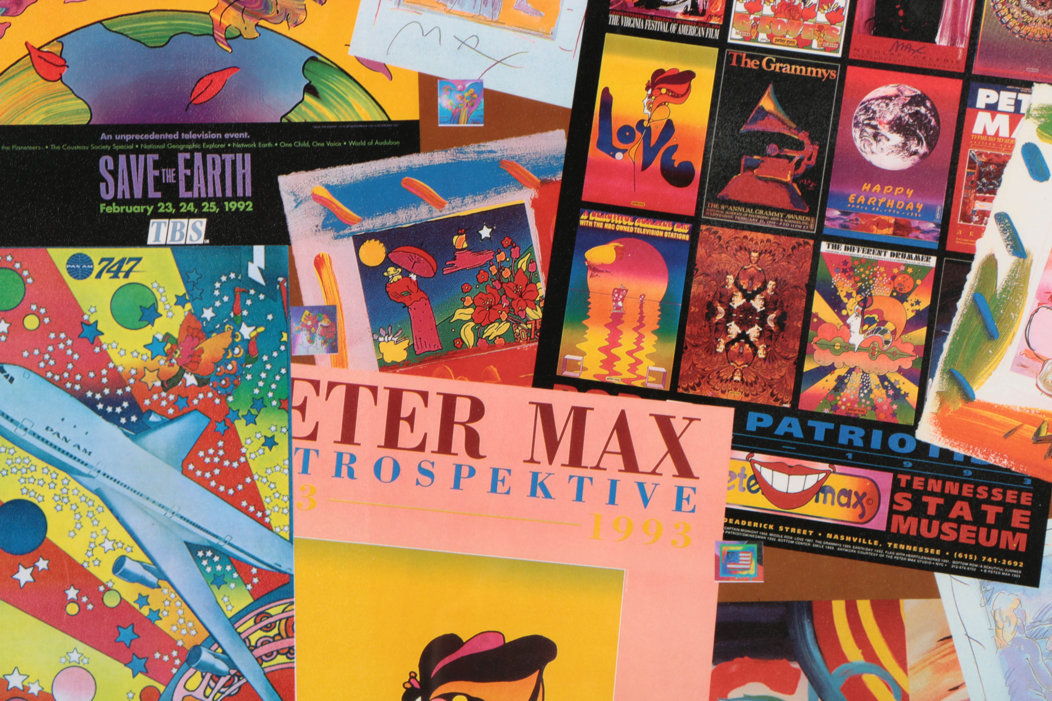 Offset Lithograph on Paper Peter Max Poster