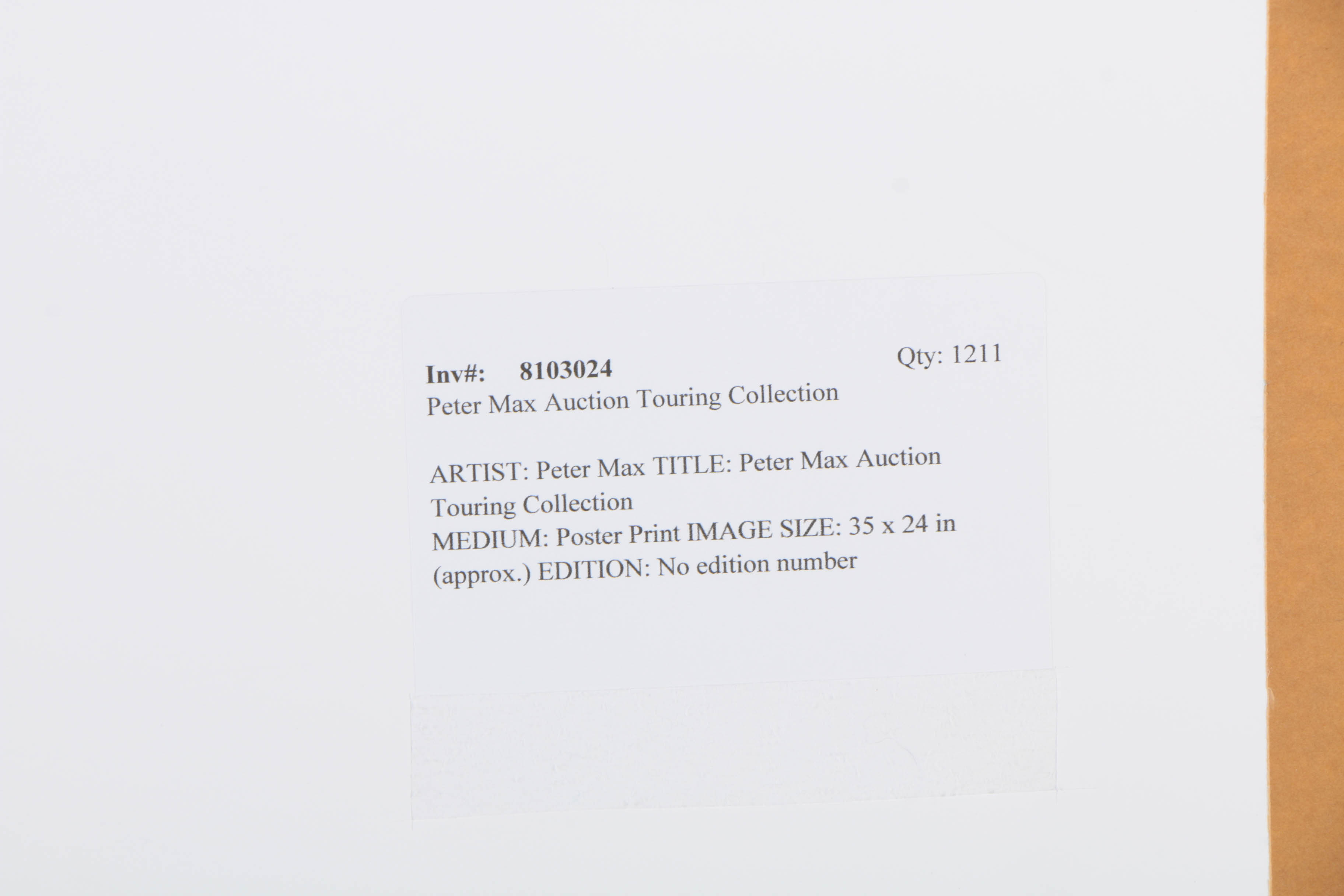 Offset Lithograph on Paper Peter Max Poster