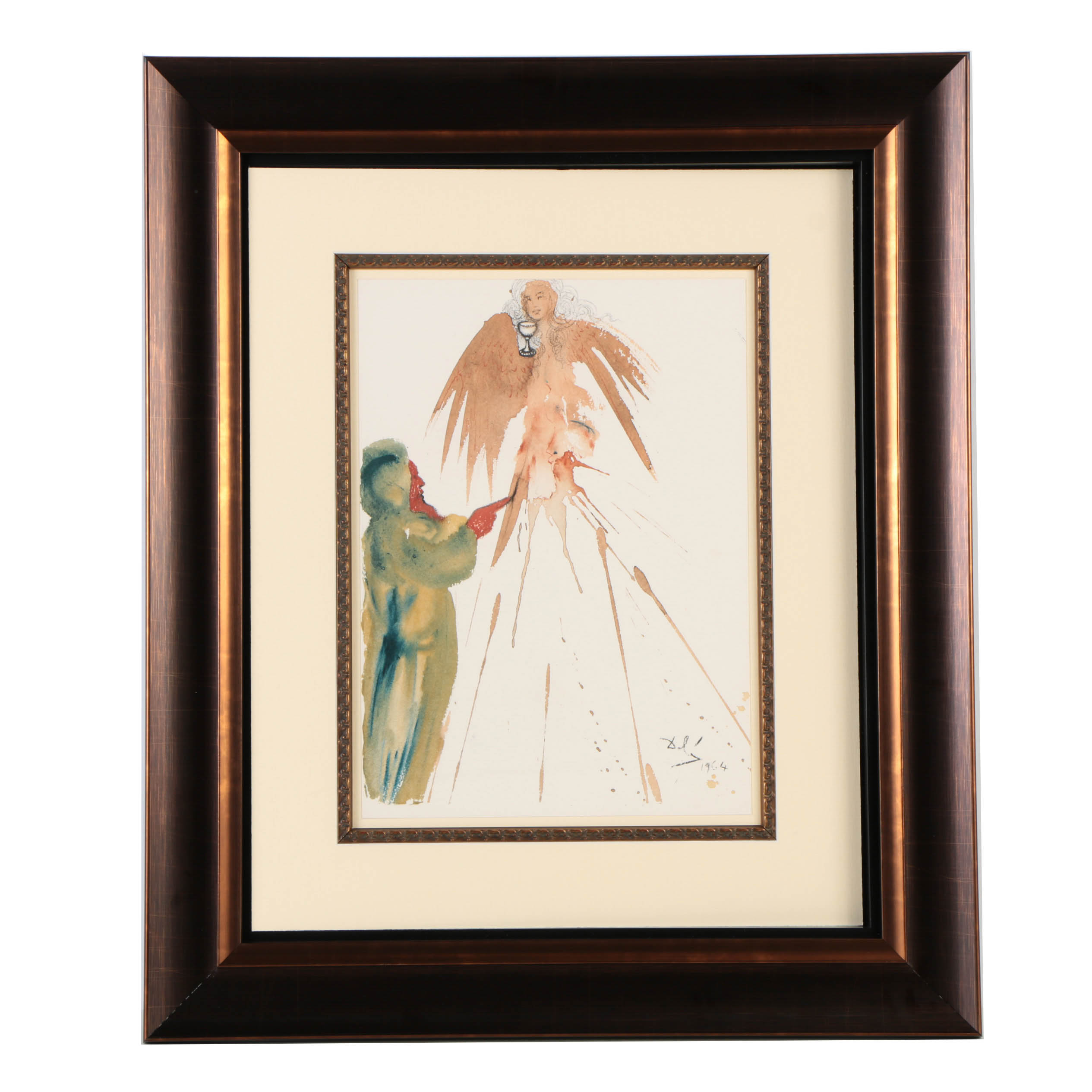 After Salvador Dalí Offset Lithograph on Paper "Oblatio Munda"