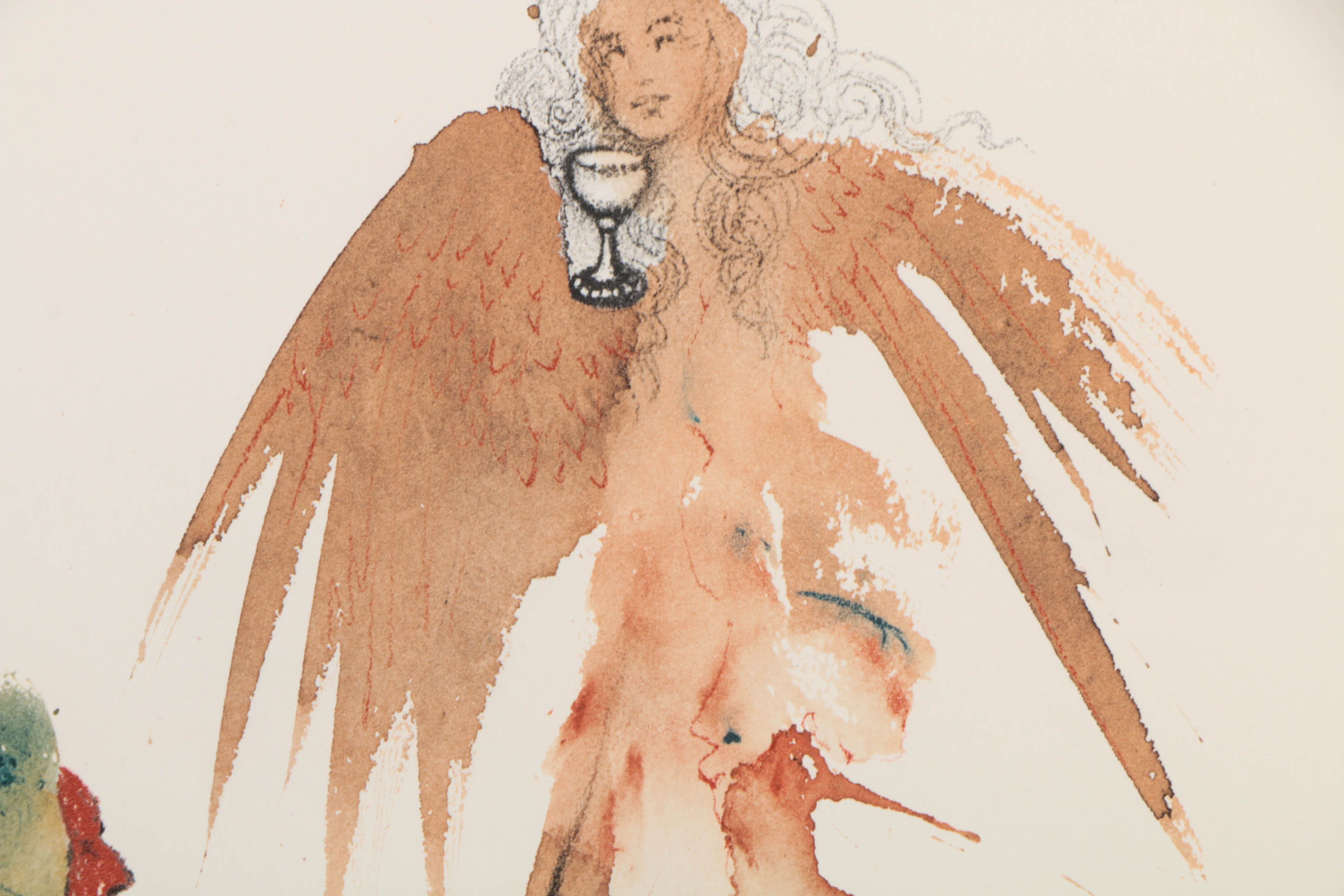 After Salvador Dalí Offset Lithograph on Paper "Oblatio Munda"