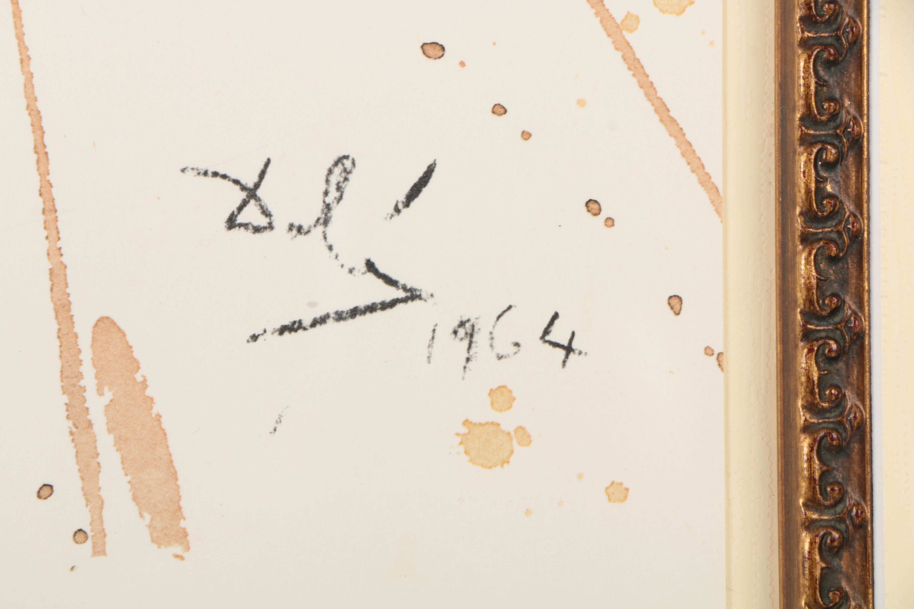 After Salvador Dalí Offset Lithograph on Paper "Oblatio Munda"