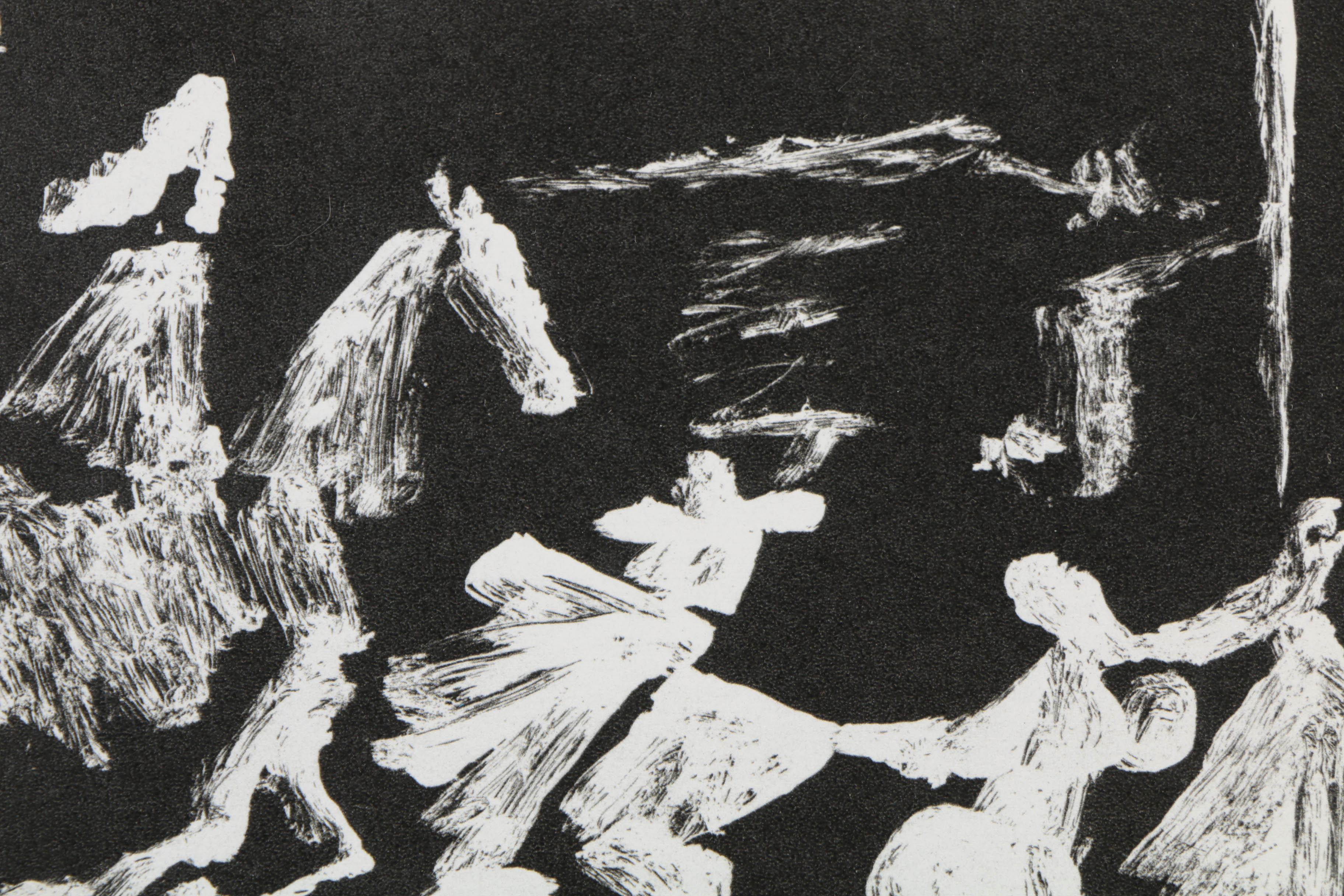 After Pablo Picasso Halftone Print on Paper