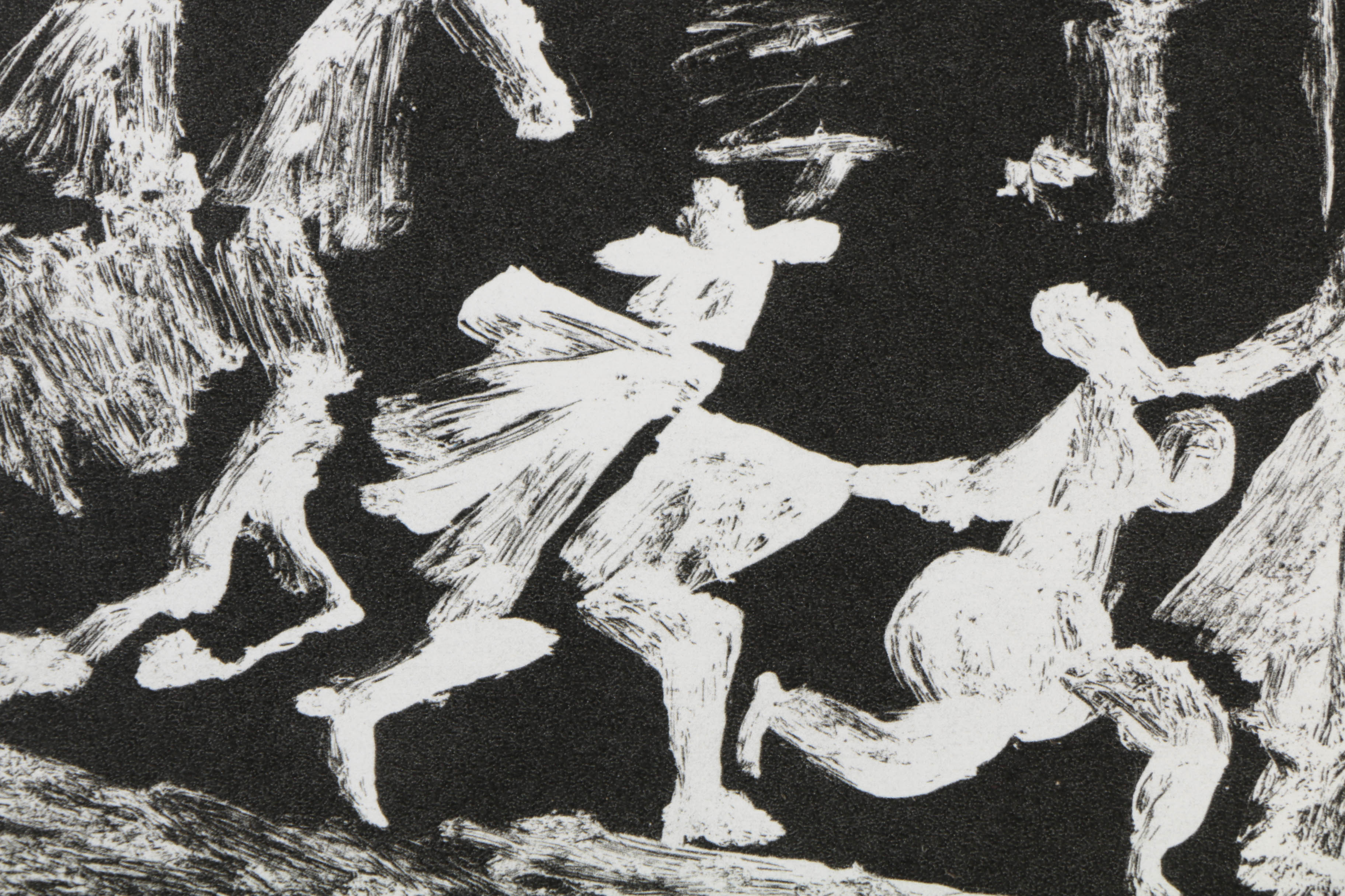 After Pablo Picasso Halftone Print on Paper