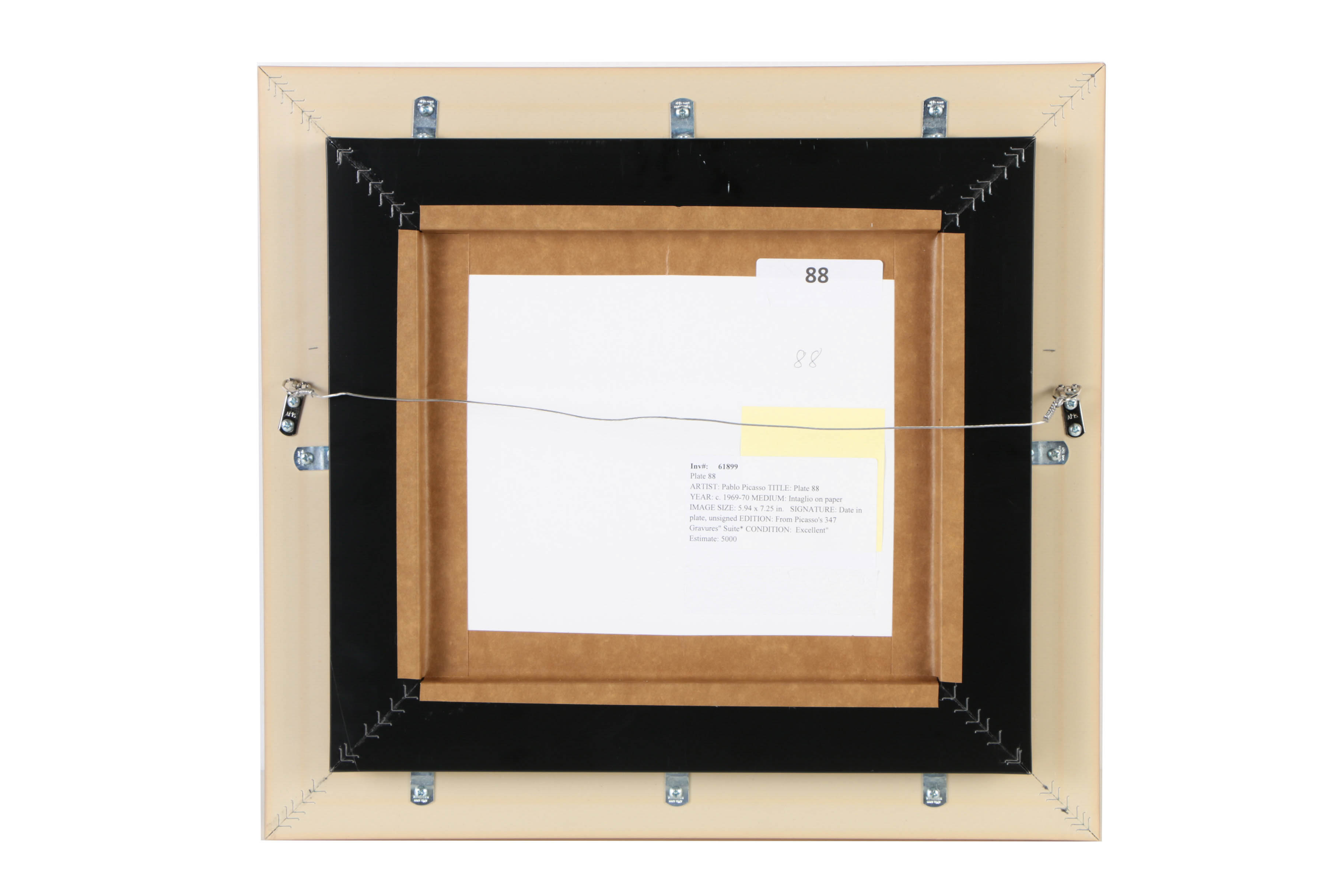 After Pablo Picasso Halftone Print on Paper