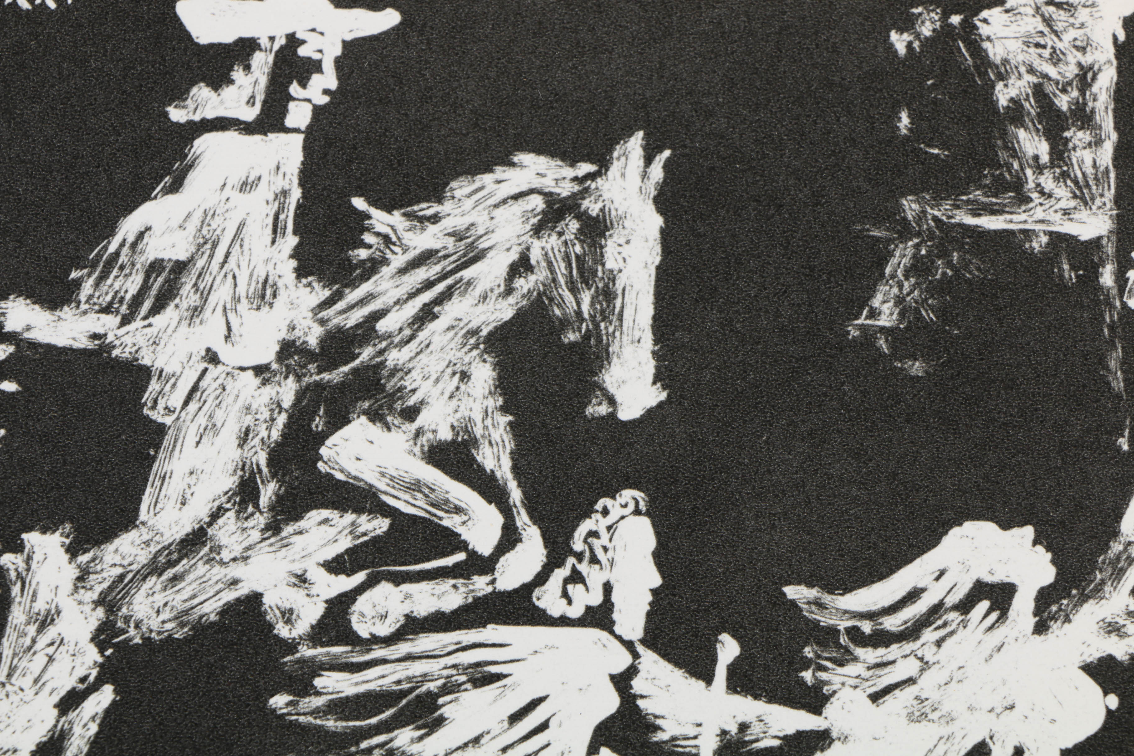 After Pablo Picasso Halftone Print on Paper